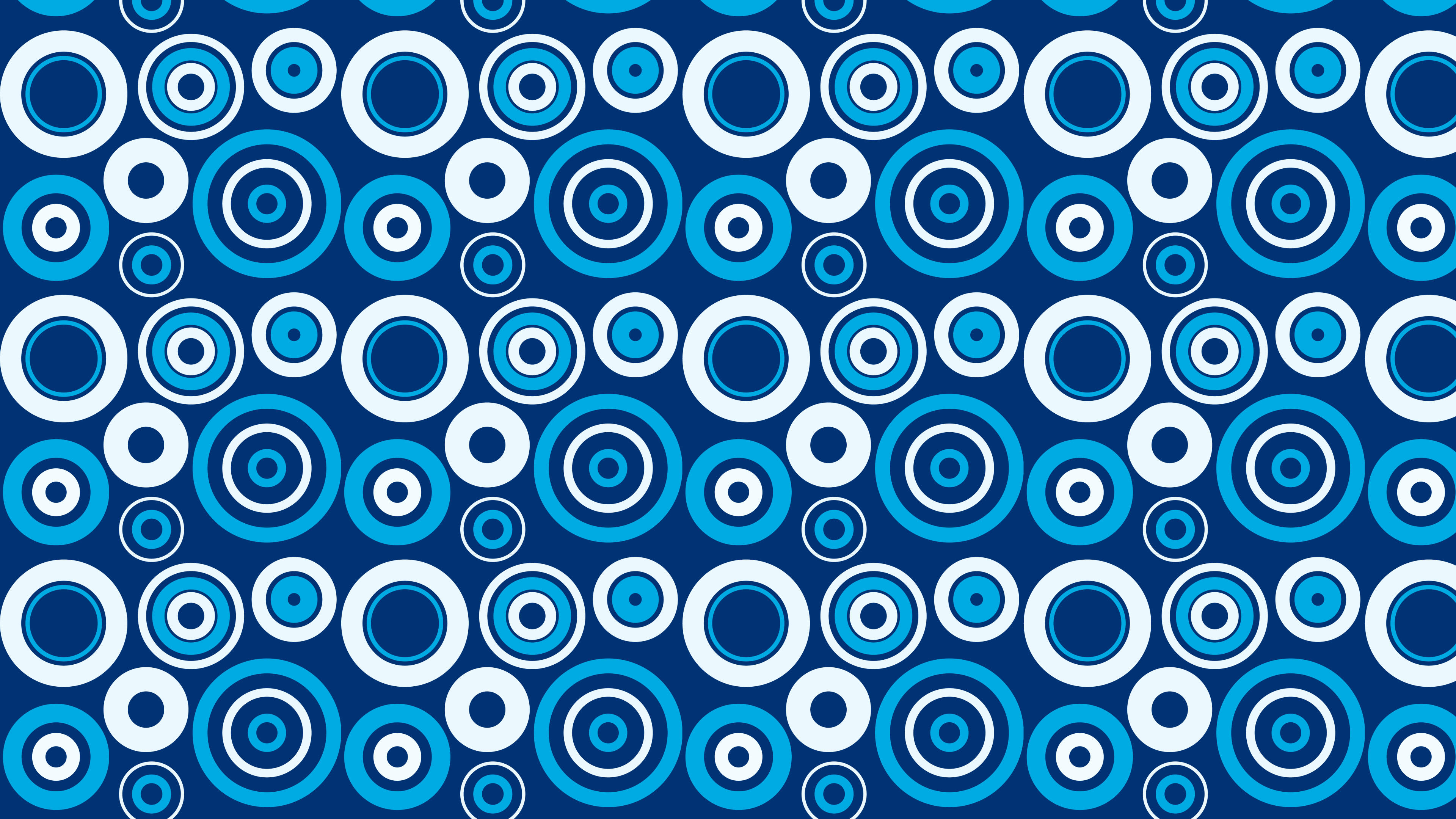Blue Seamless Geometric Circle Pattern Background Illustrator