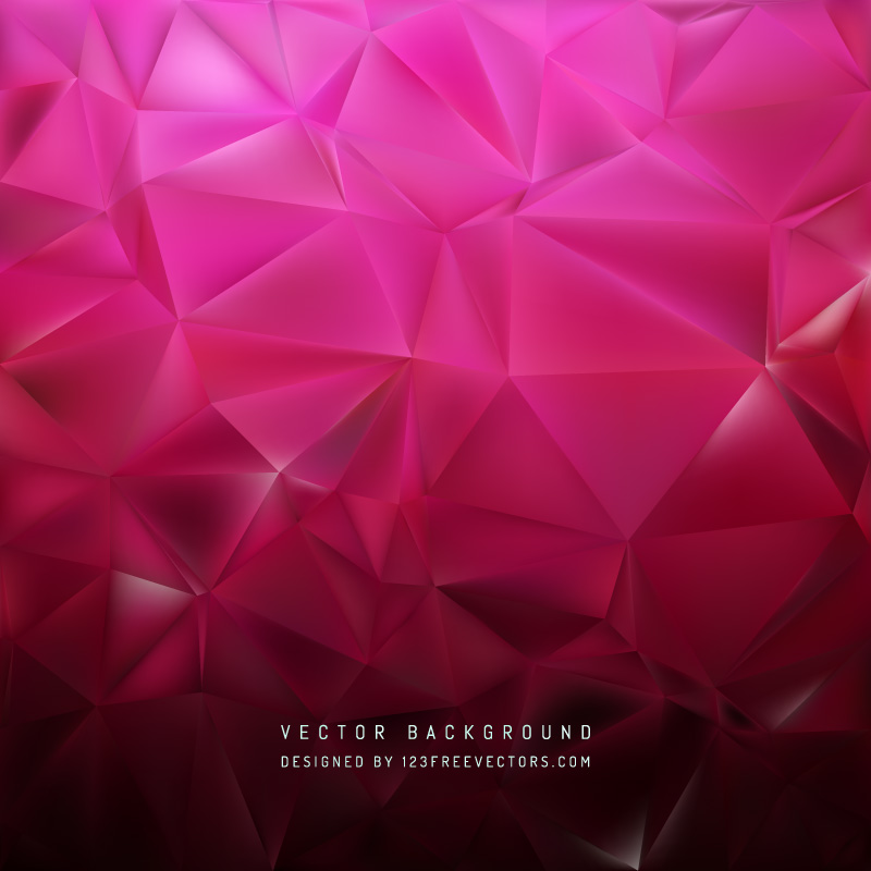 Abstract Dark Pink Polygon Background Template