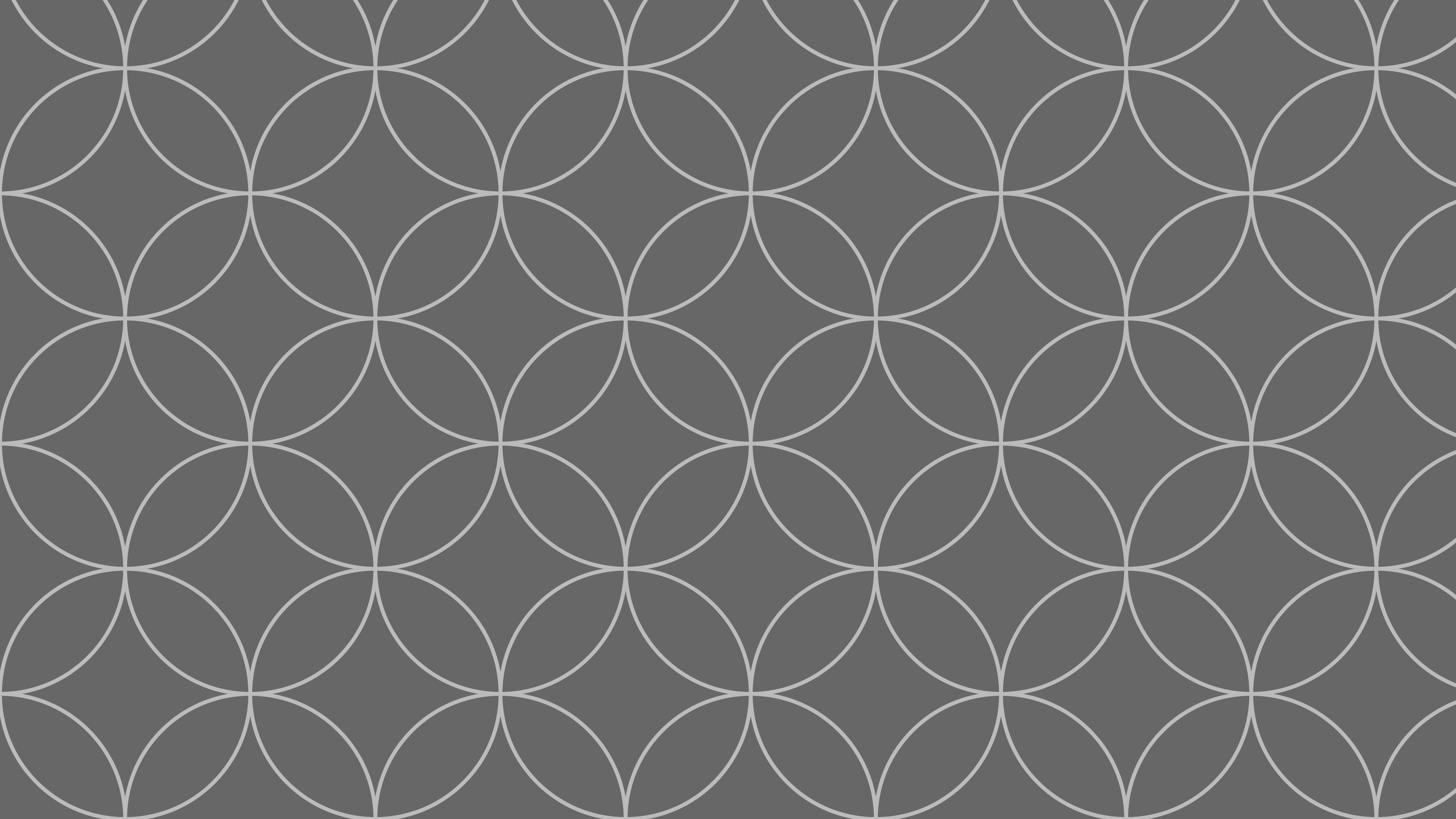 Free Dark Grey Seamless Overlapping Circles Pattern Background