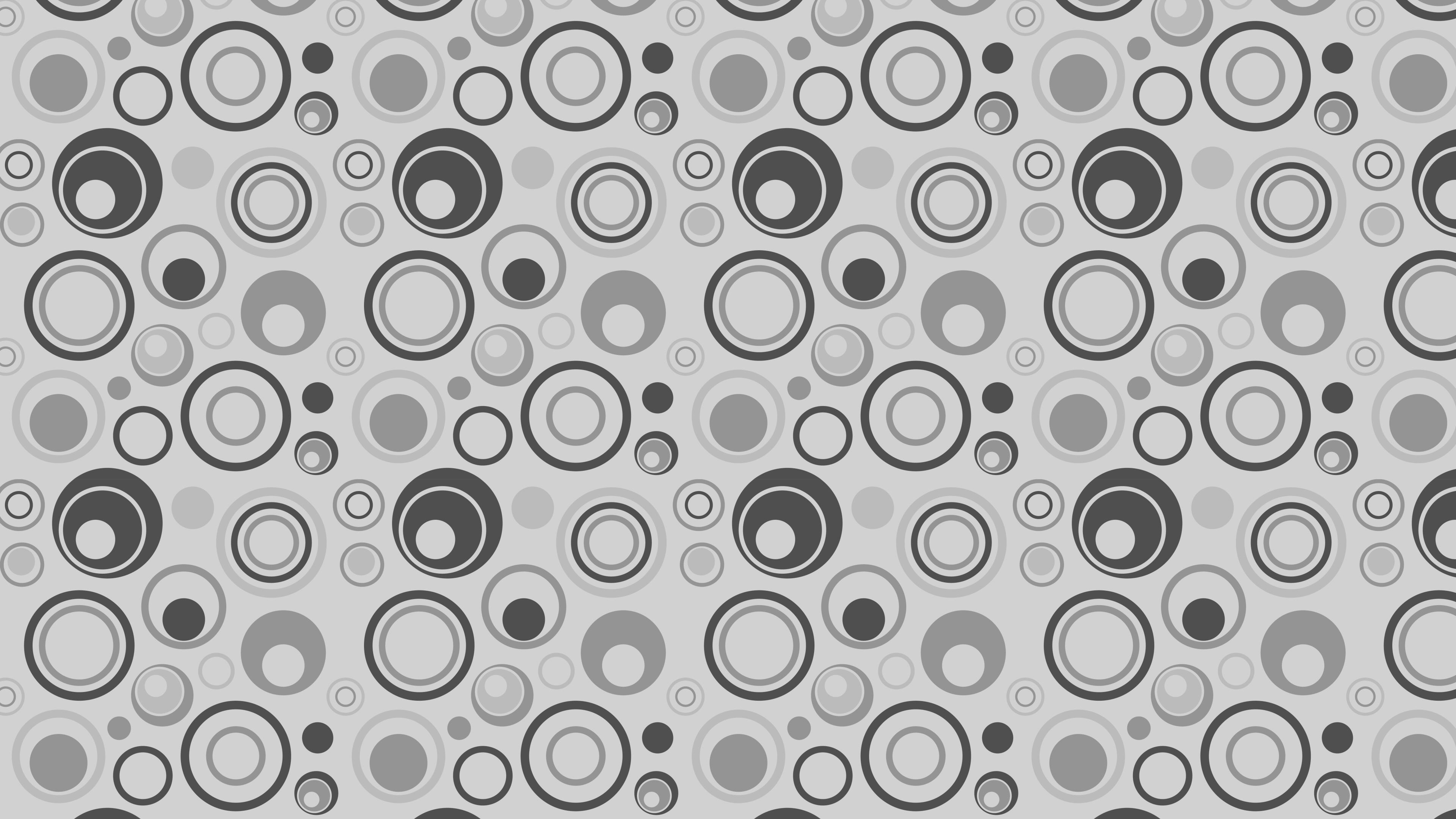 Free Download Grey Seamless Random Circles Background Pattern