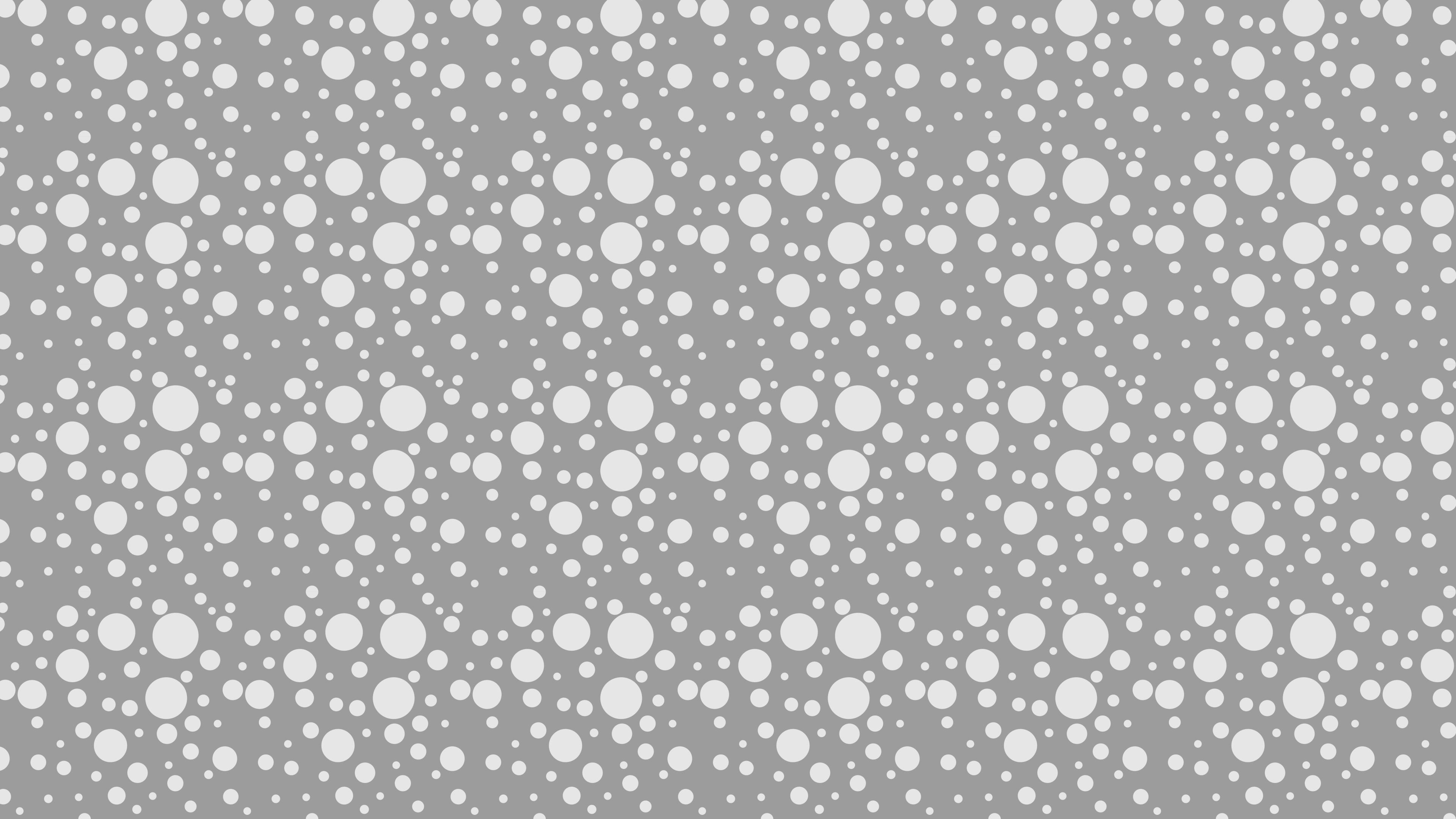 Grey Seamless Random Circle Dots Pattern Background