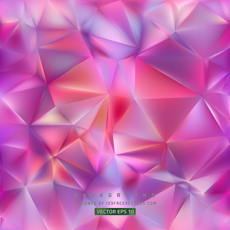 Pink Polygon Background Template