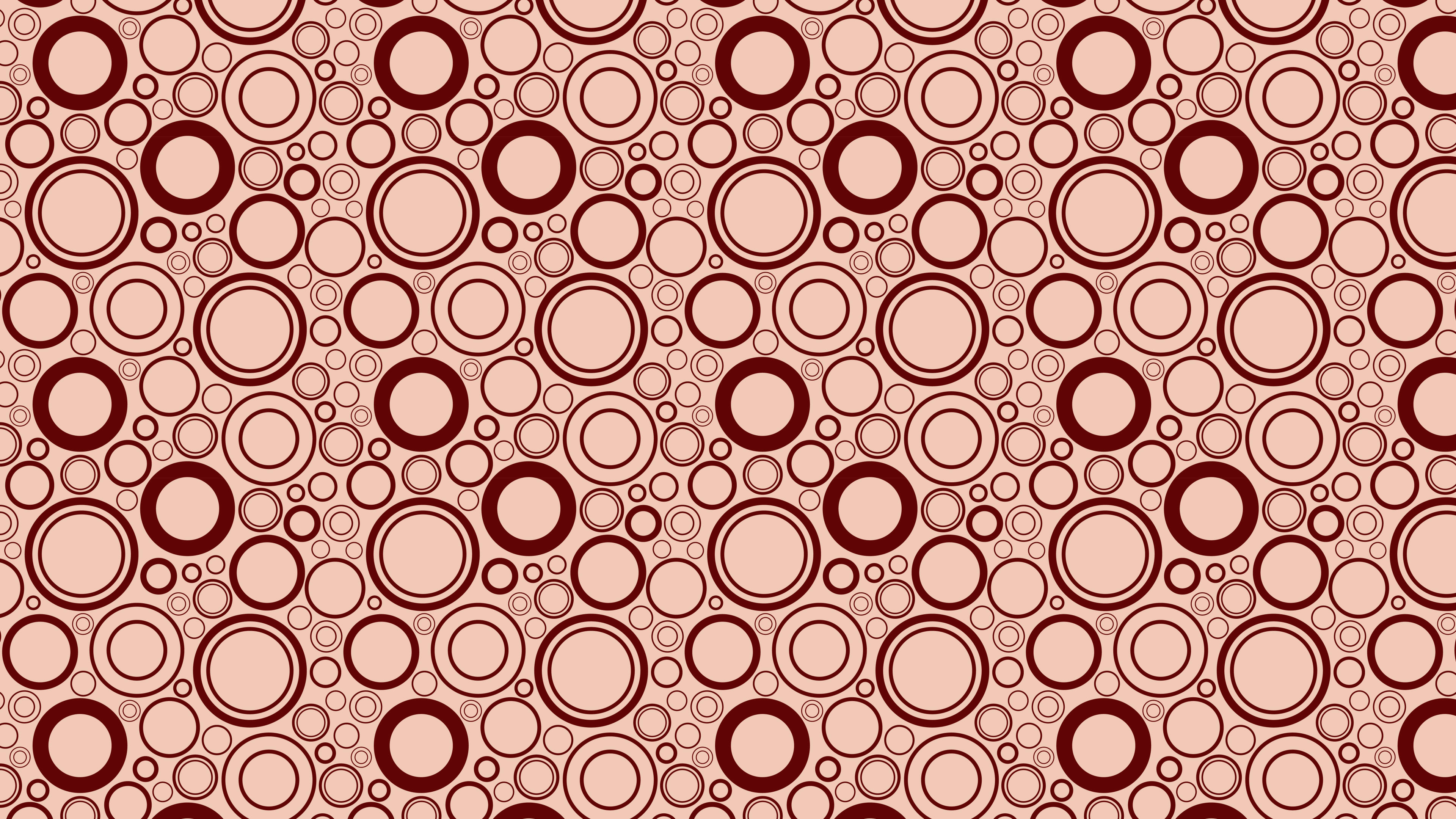 Red Geometric Circle Pattern Background Vector Graphic