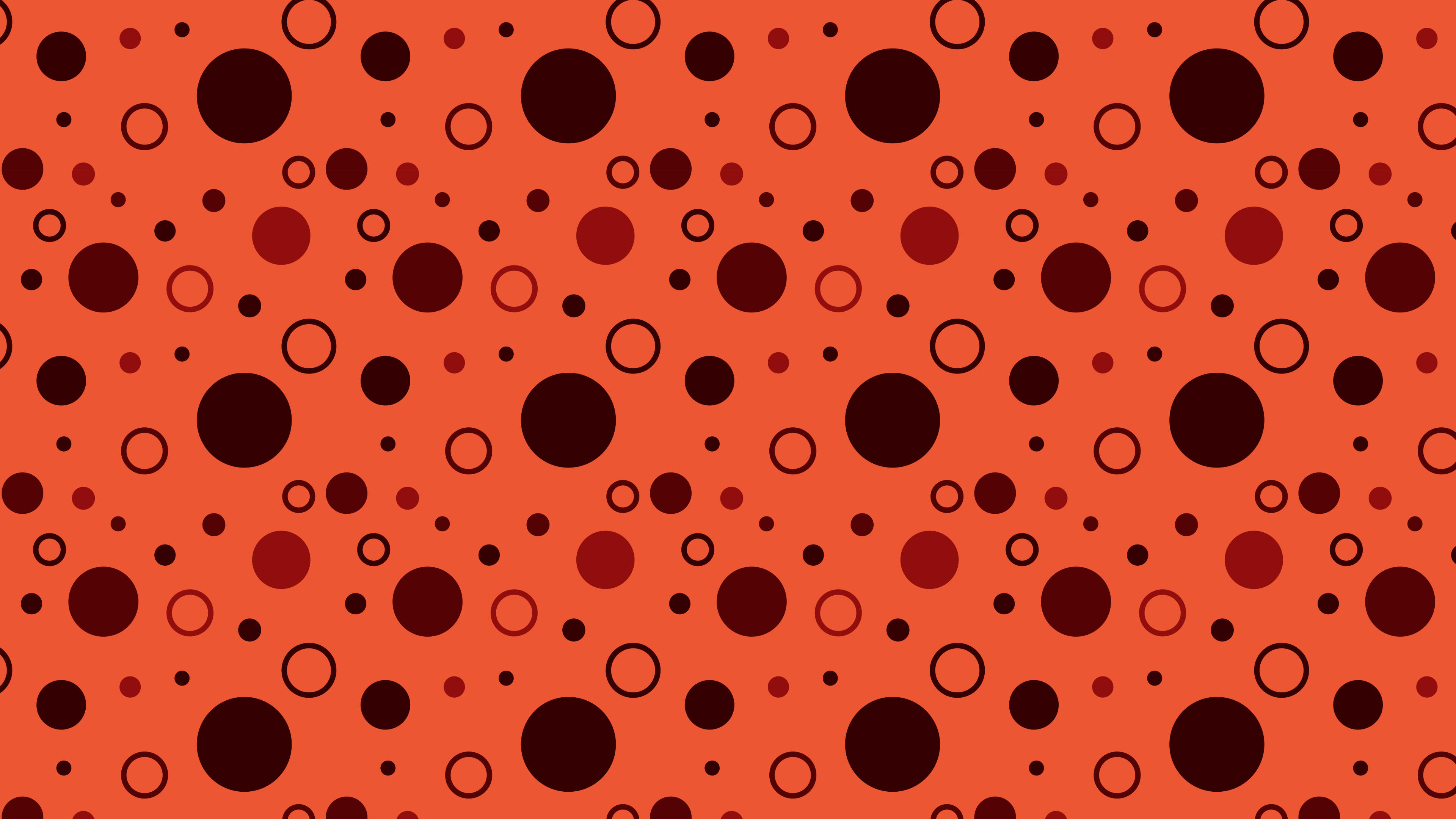 Red Seamless Circle Pattern Vector