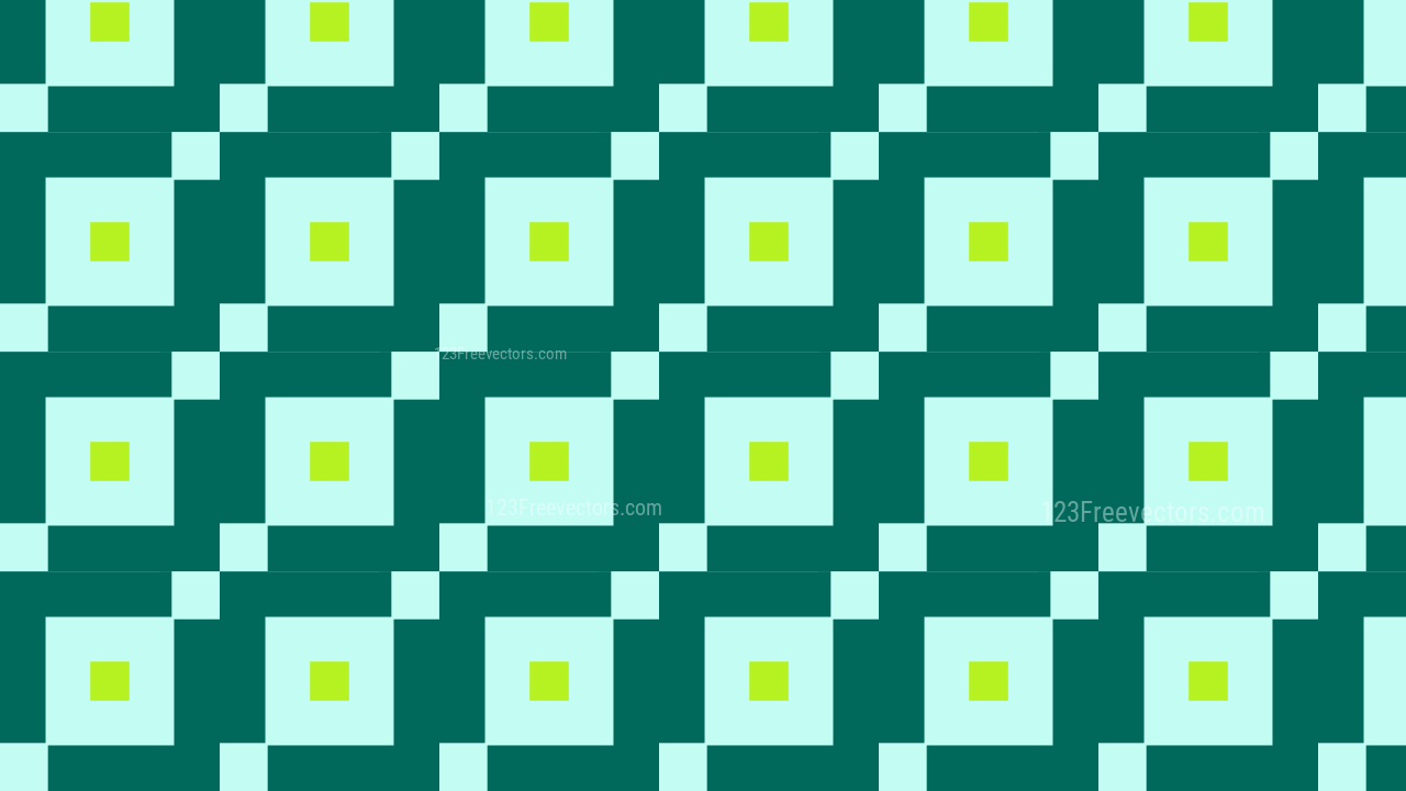 Green Square Background Pattern