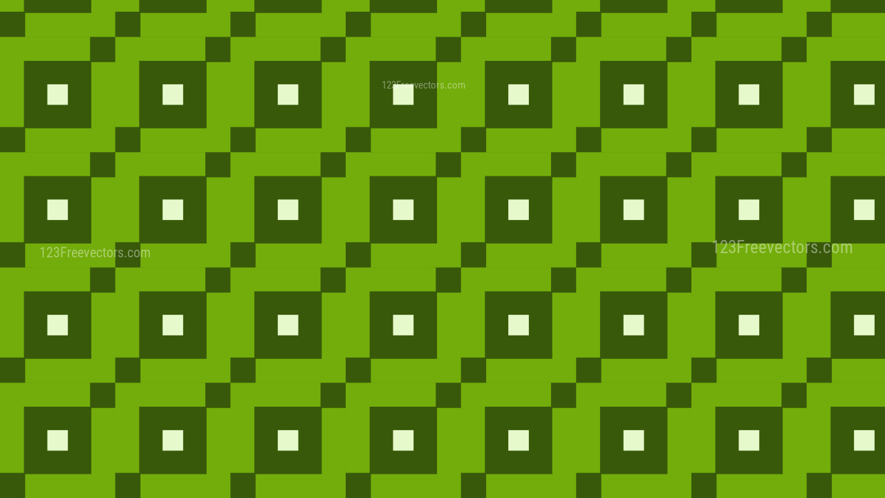 Green Seamless Square Pattern