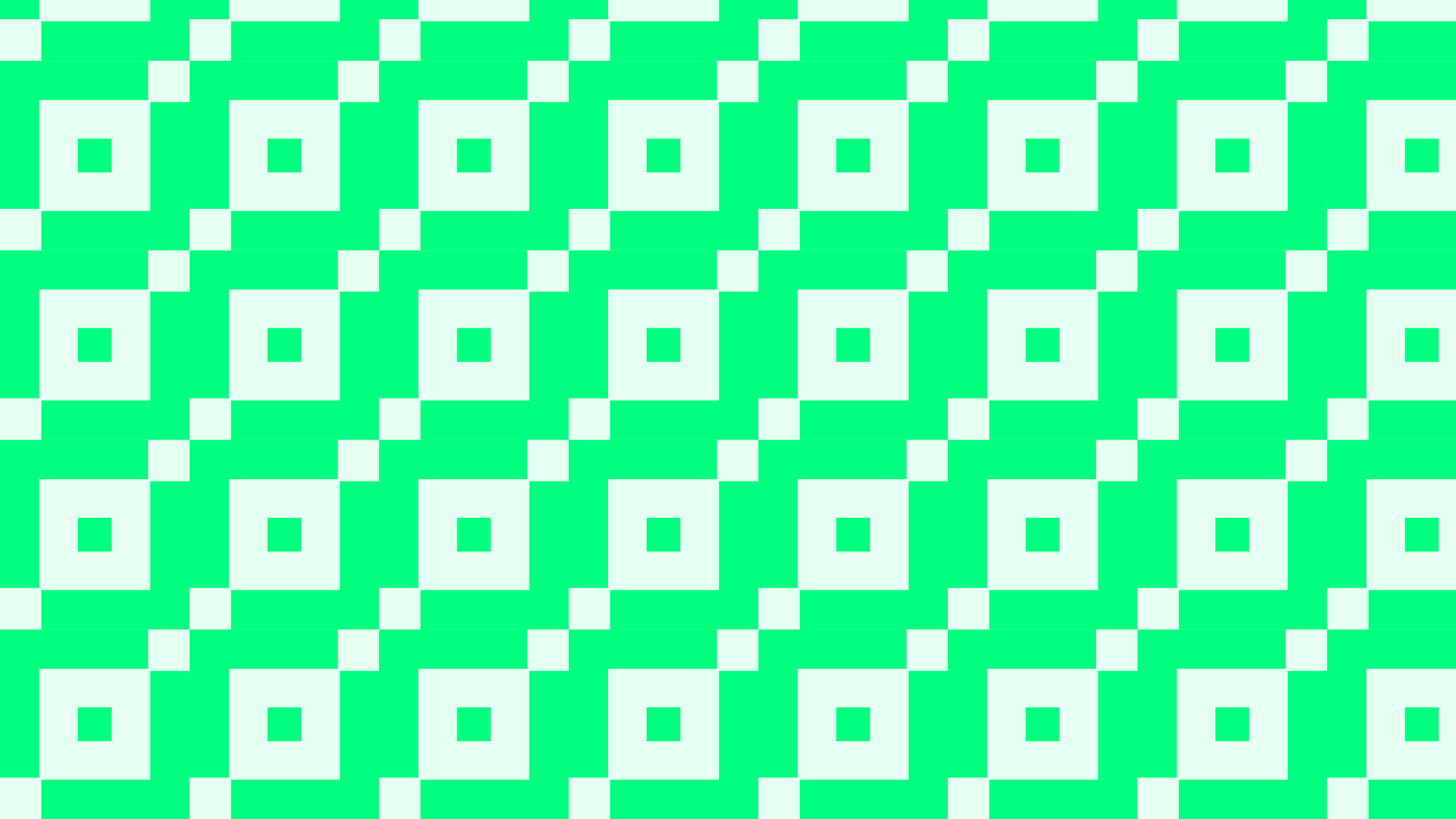 Spring Green Geometric Square Pattern Vector Art