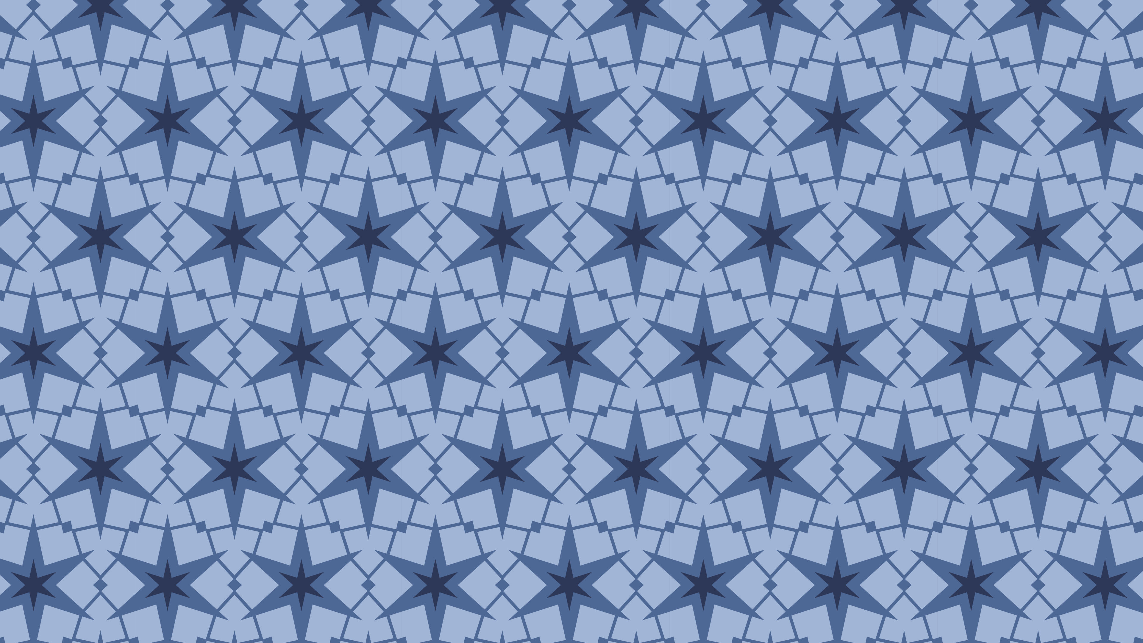 Blue Star Background Pattern
