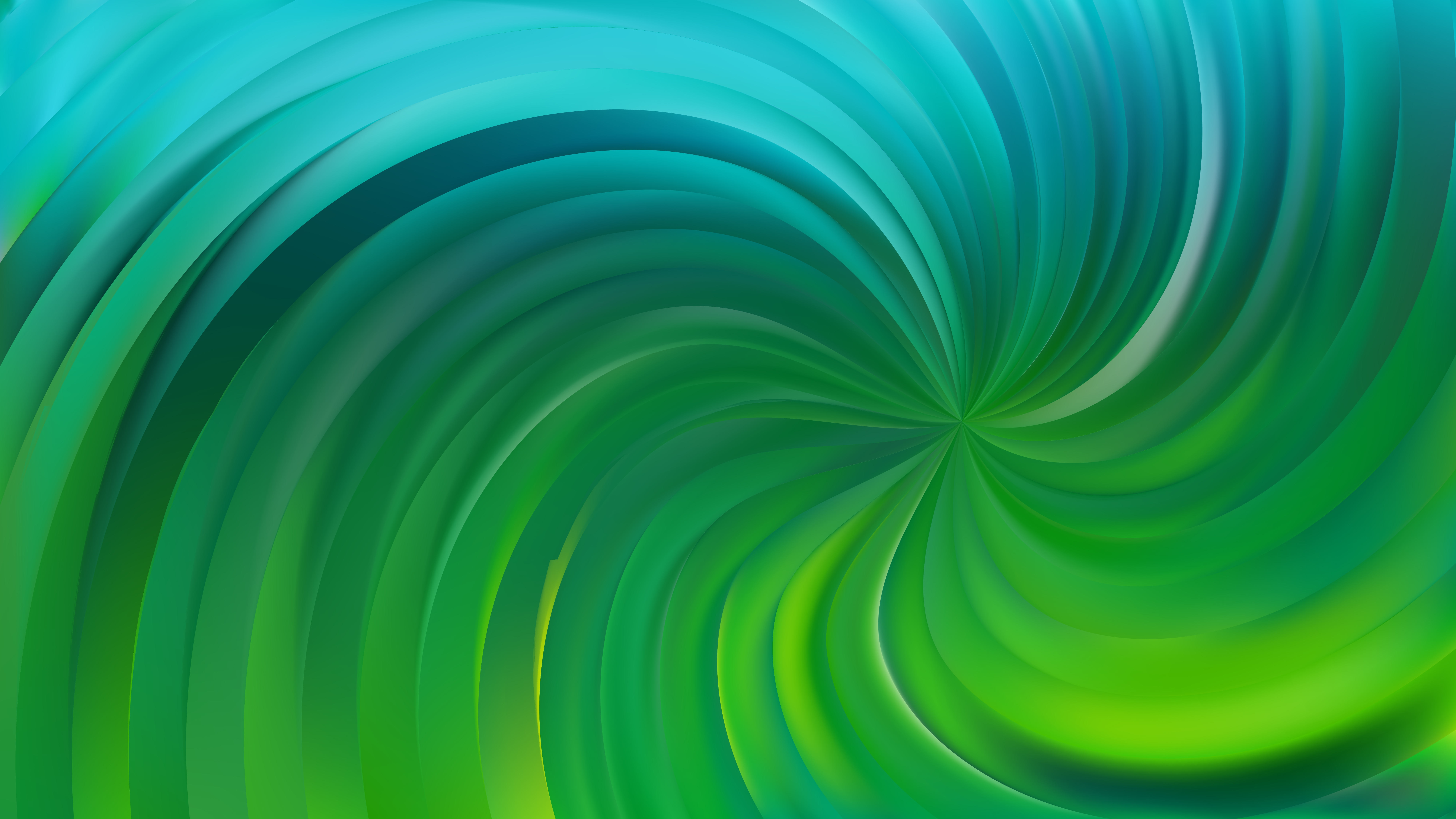 Free Abstract Blue and Green Swirl Background