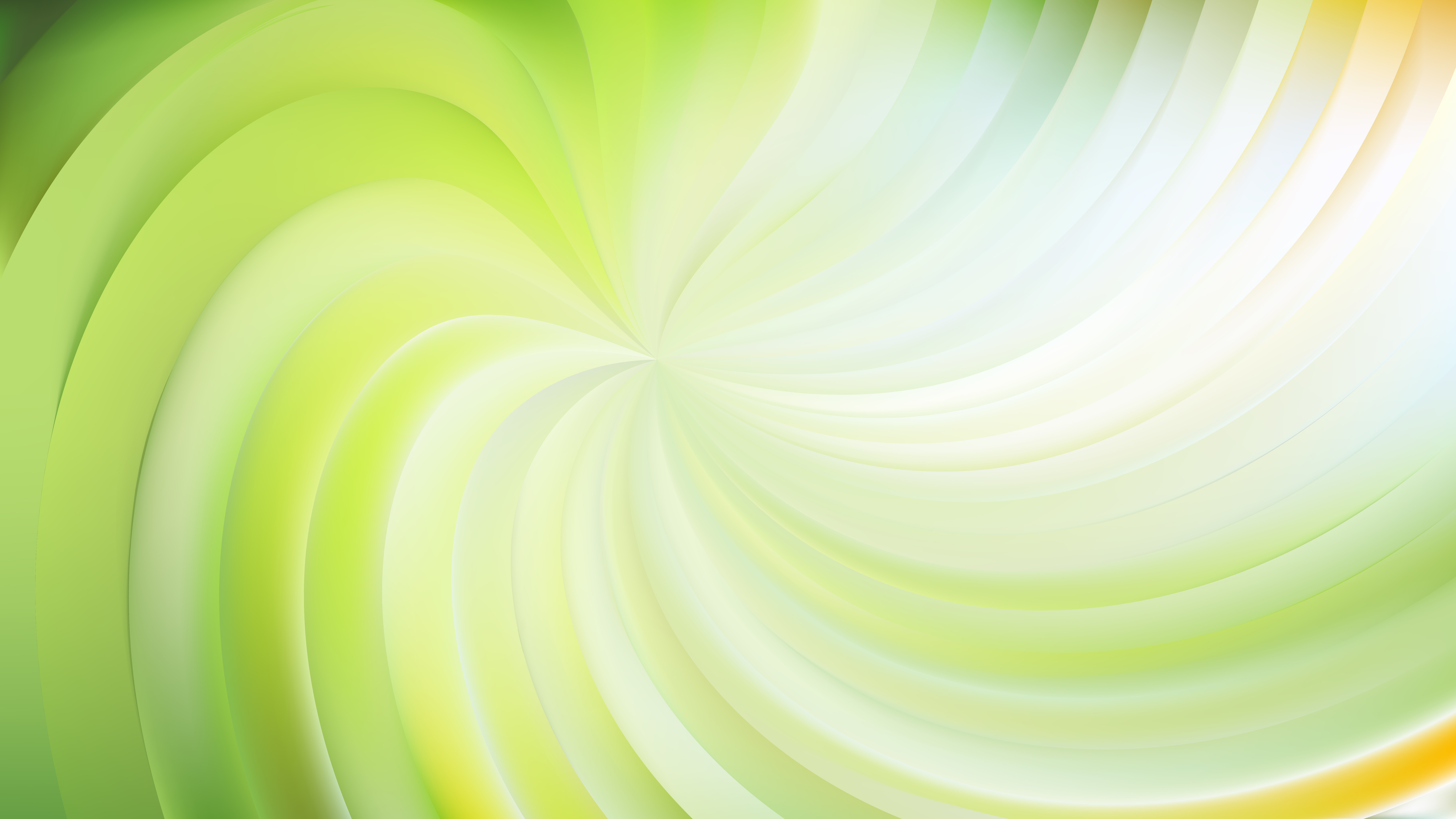 Free Abstract Light Green Swirl Background Vector Illustration