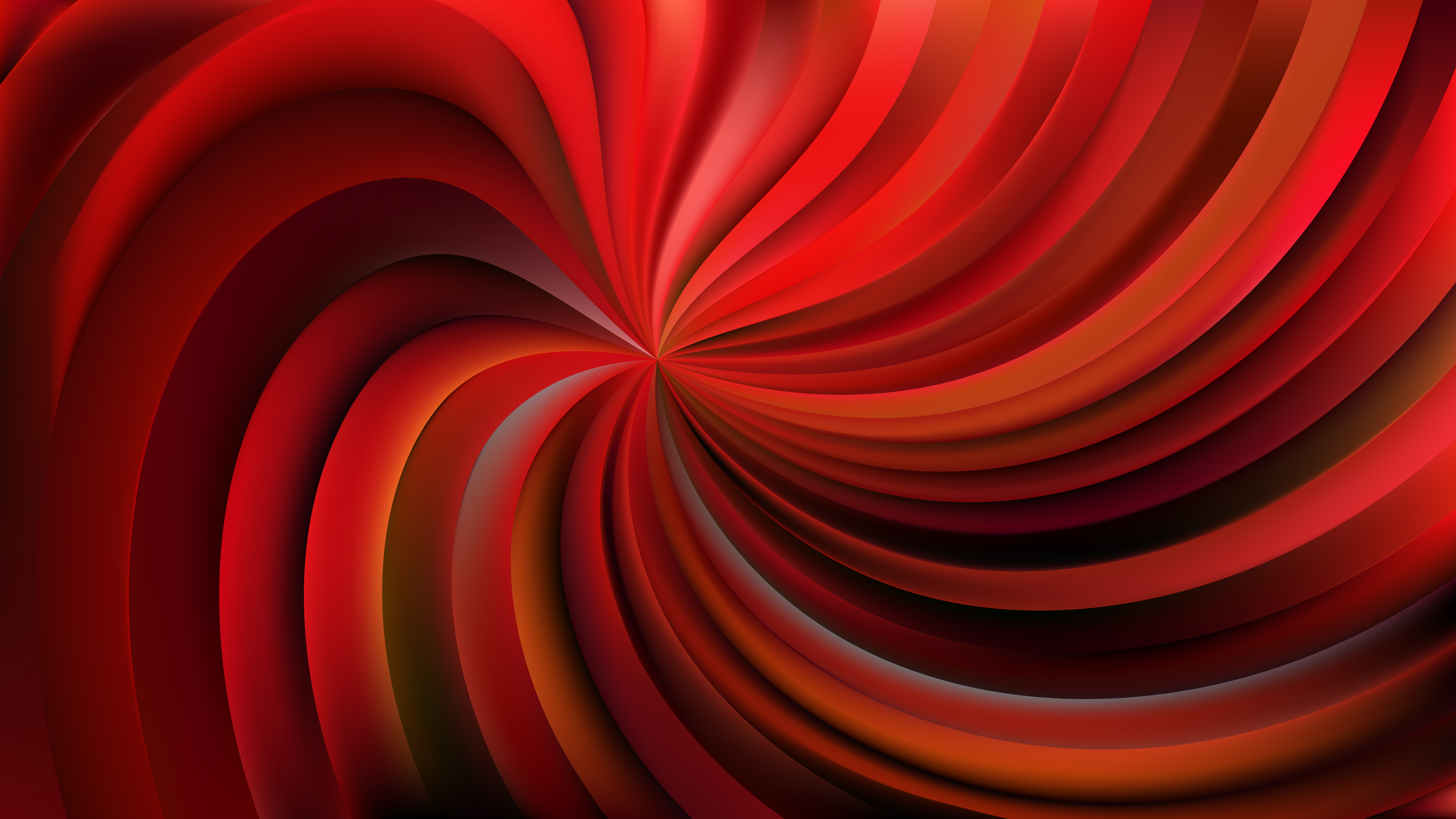 Cool Red Swirl