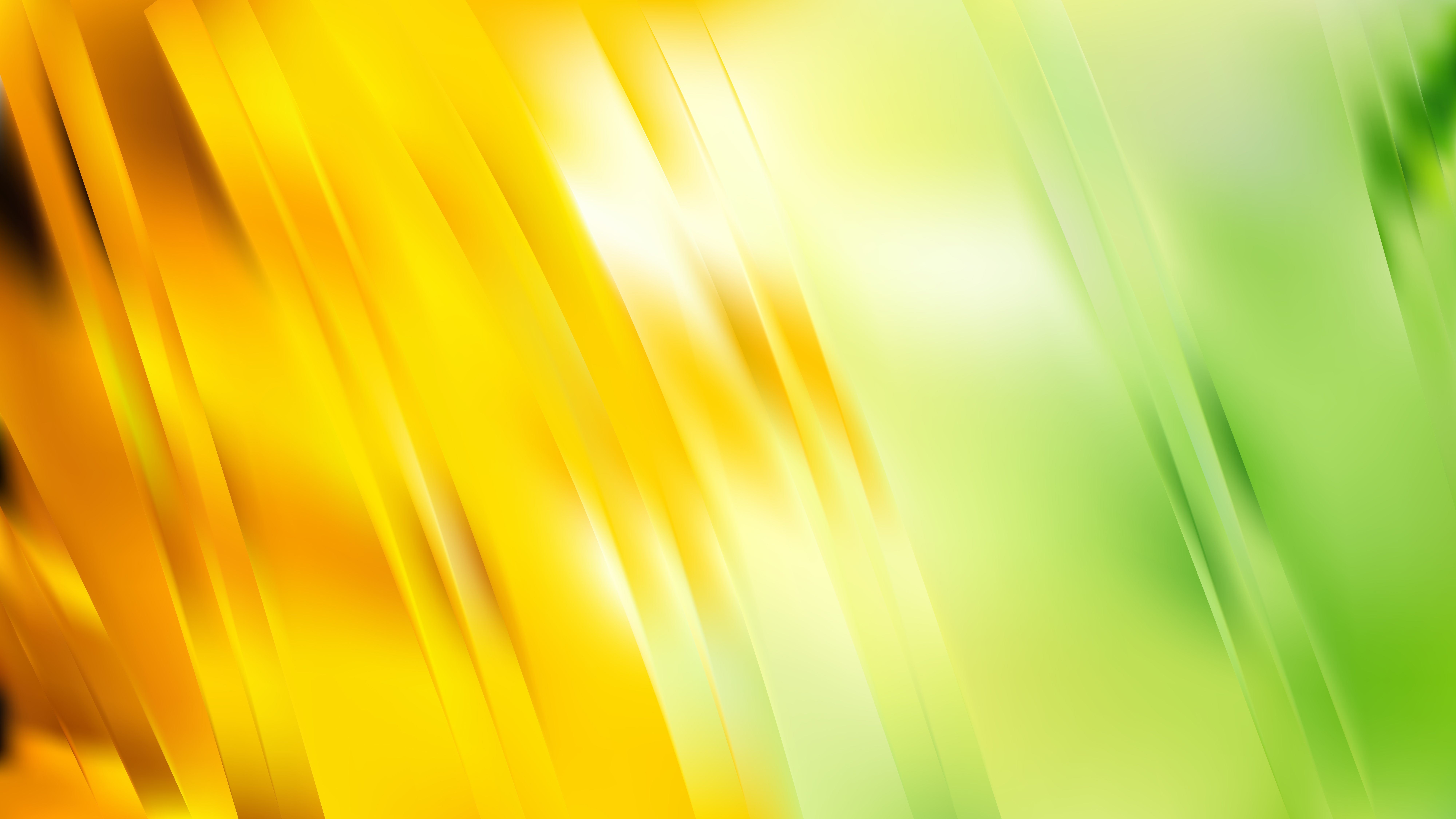 Free Abstract Green and Yellow Background Vector Graphic
