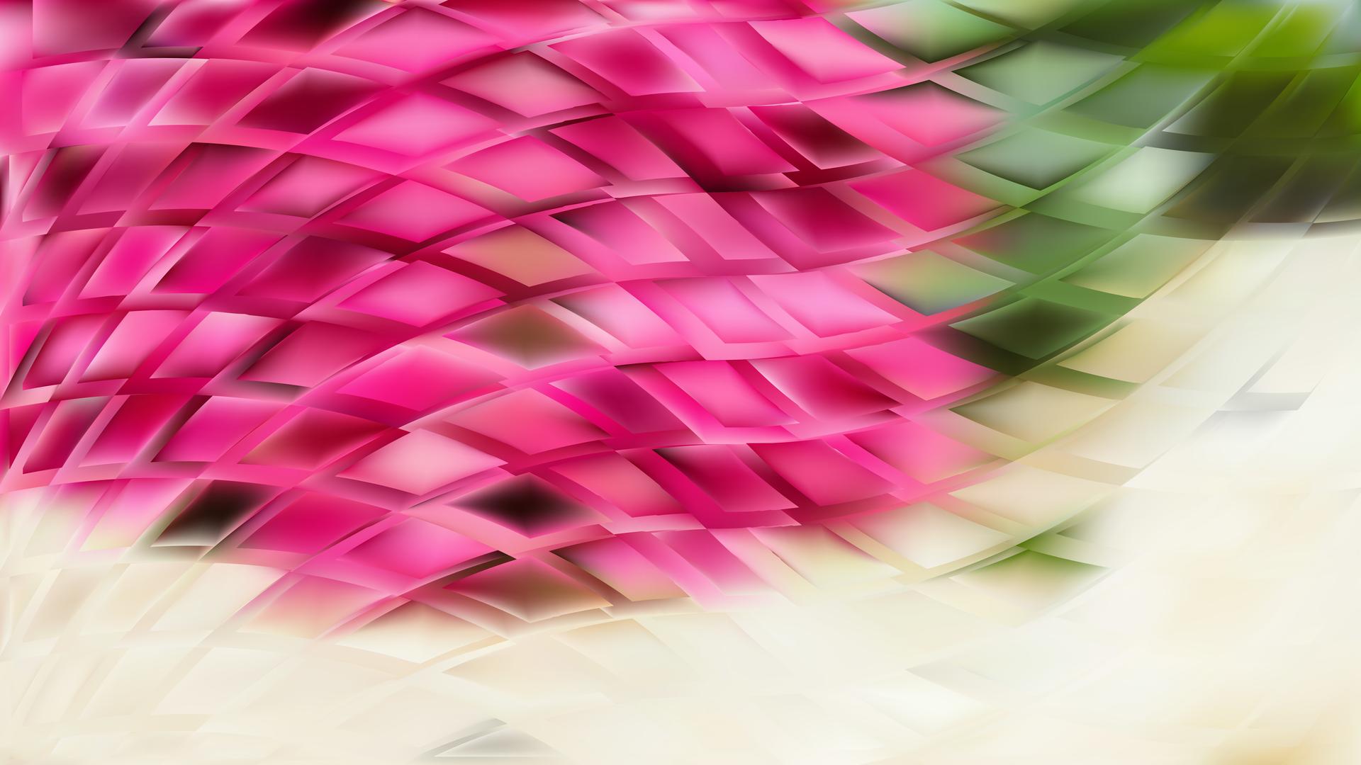 Abstract Pink and Green Background Vector