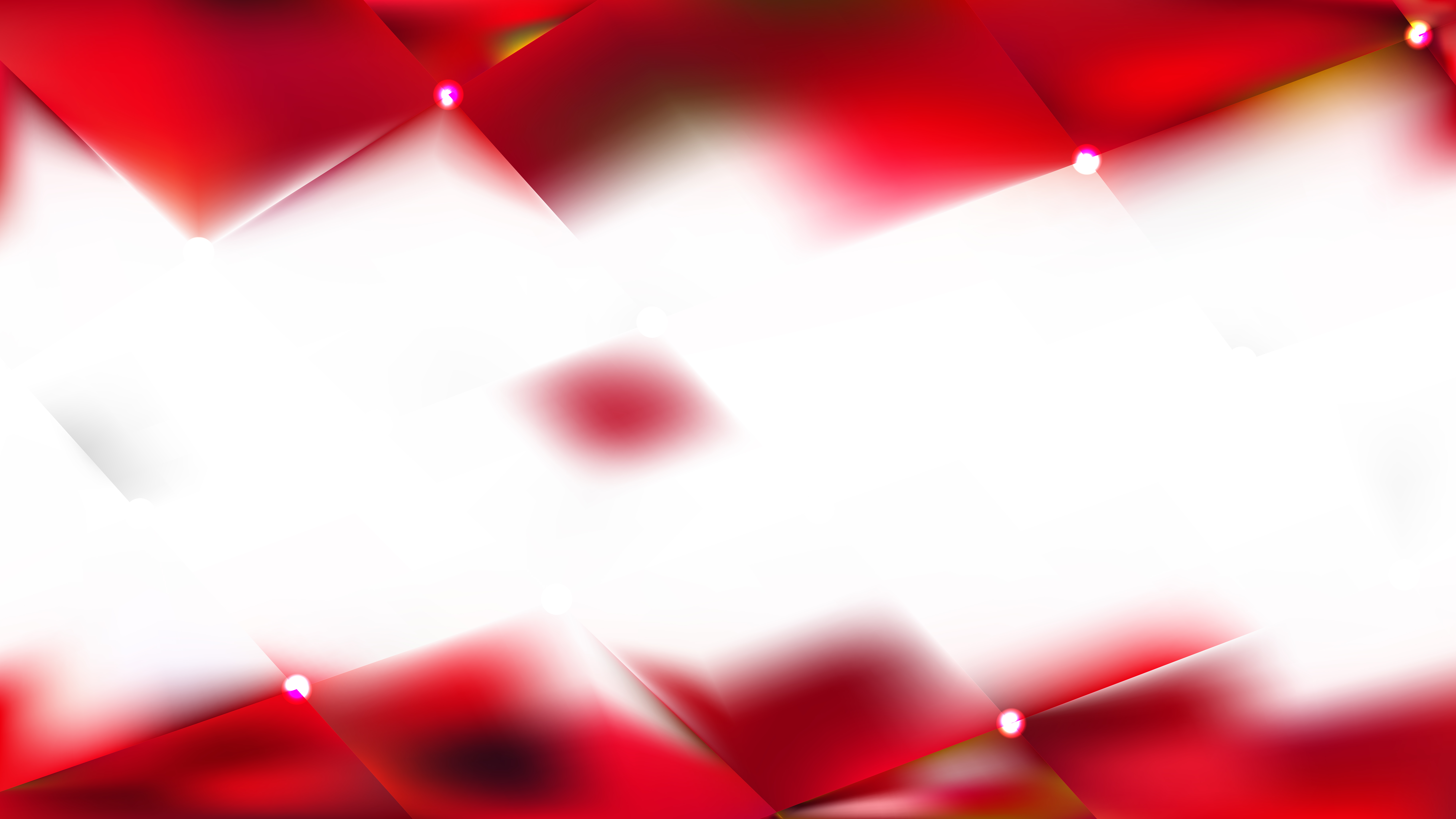 Free Abstract Red and White Bokeh Lights Background Design