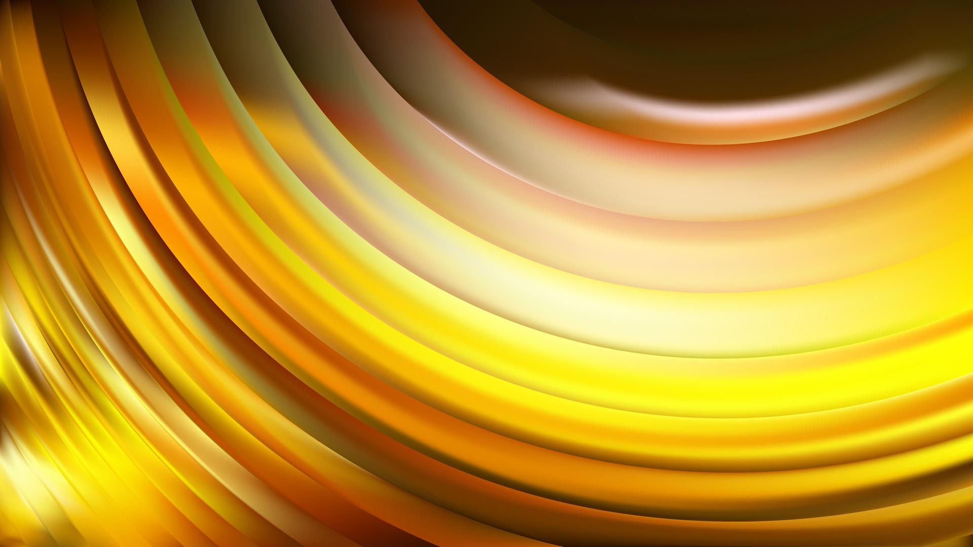 Black and Yellow Wavy Background