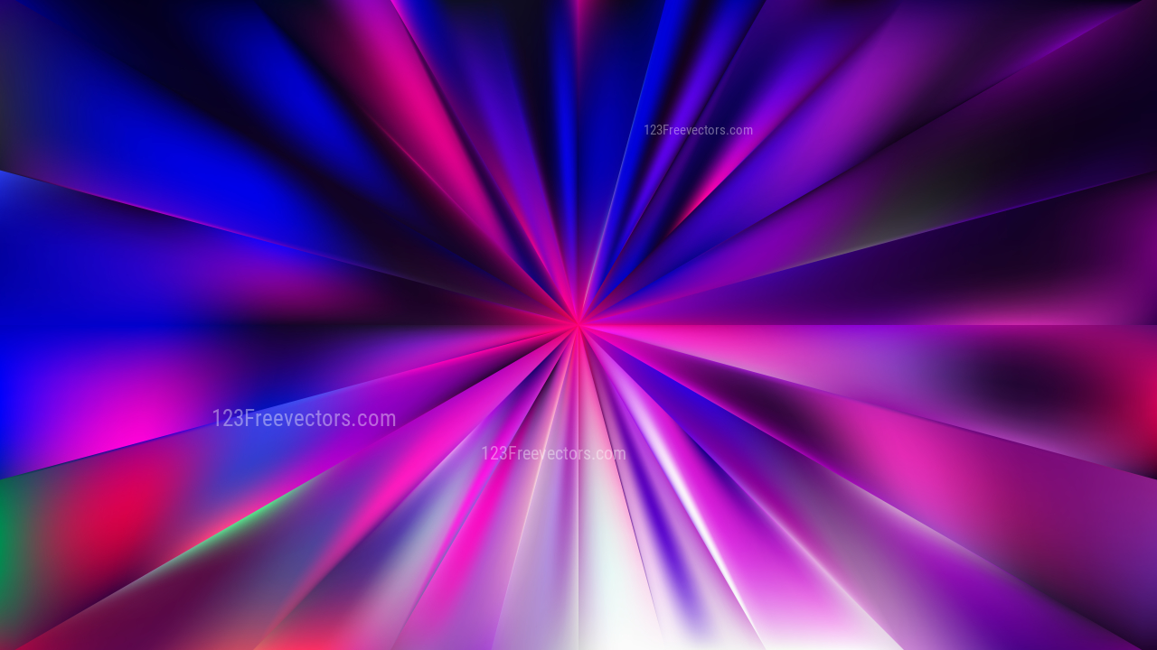 Abstract Blue and Purple Radial Background