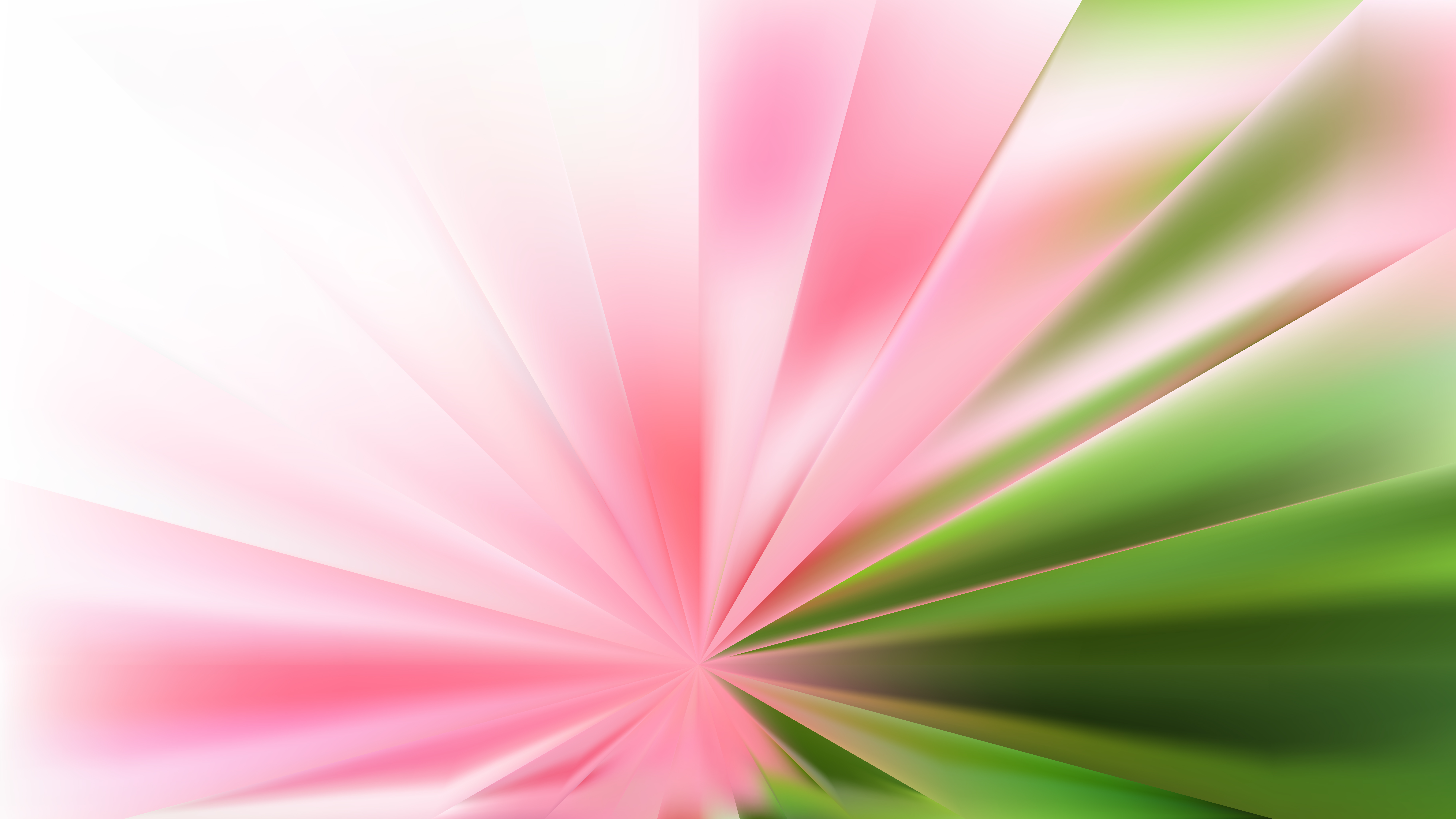 Free Pink and Green Radial Stripes Background Design