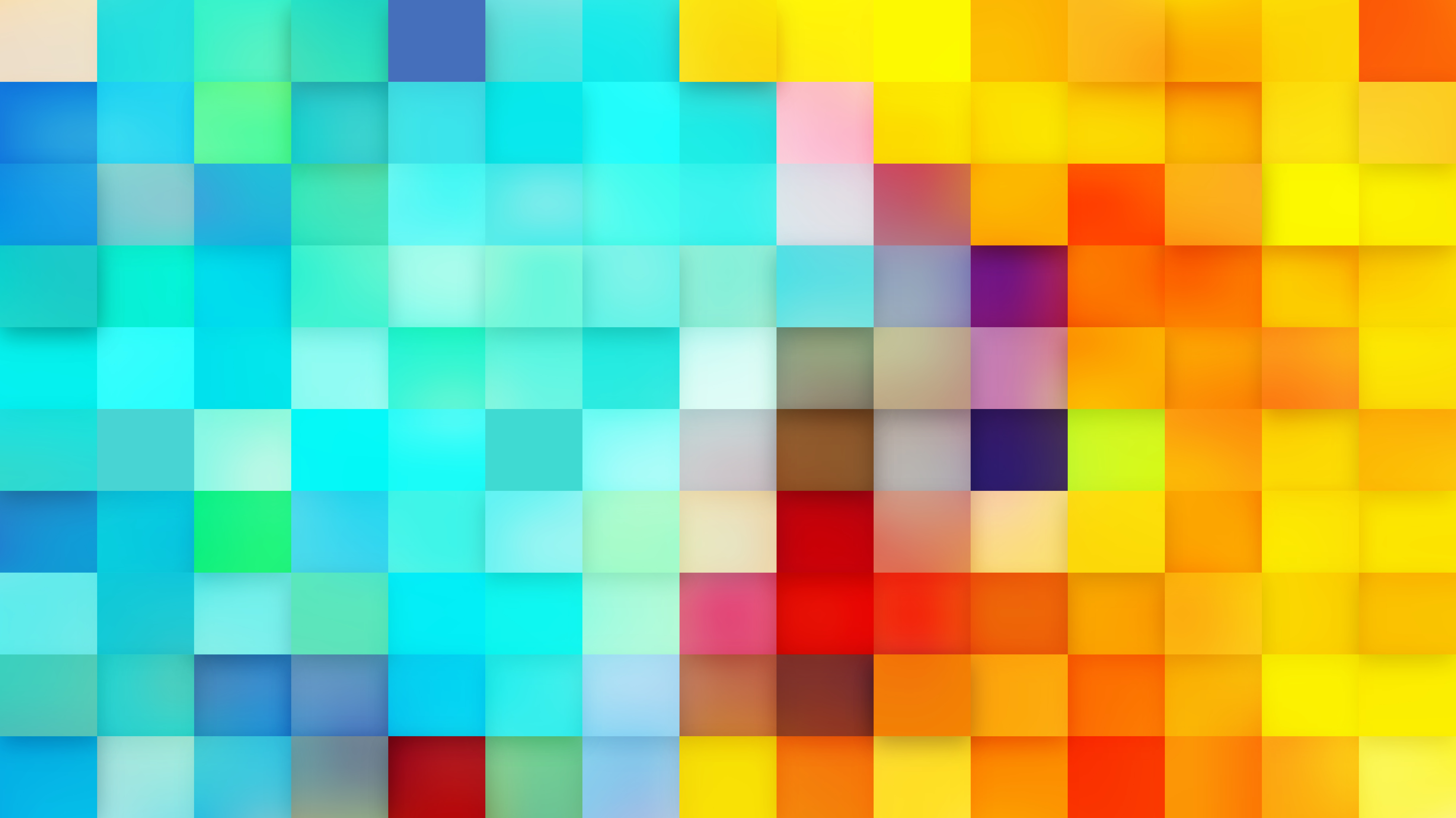Abstract Mosaic Background. Wall With Tiles. Square Pixel Mosaic