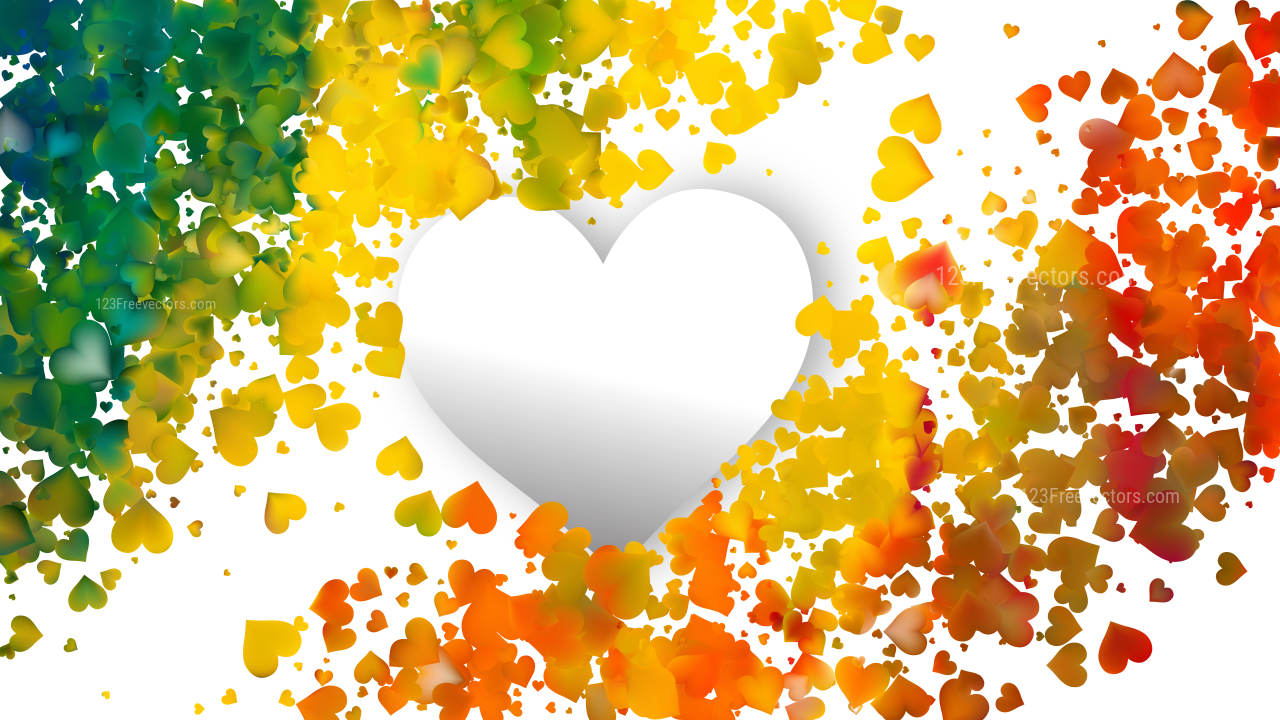 Colorful Heart Wallpapers  Top Free Colorful Heart Backgrounds   WallpaperAccess