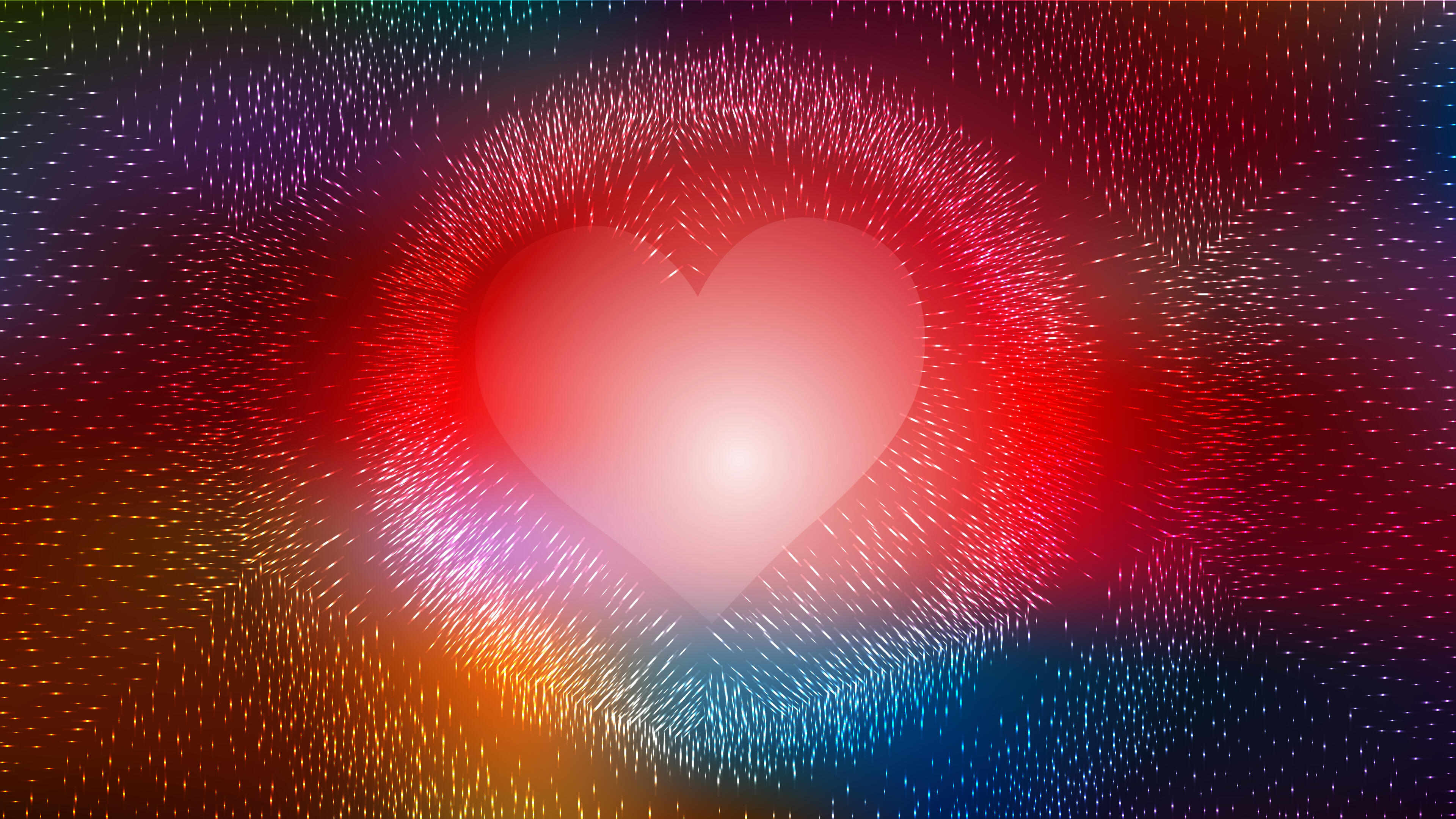 Dark Color Valentine Background Vector