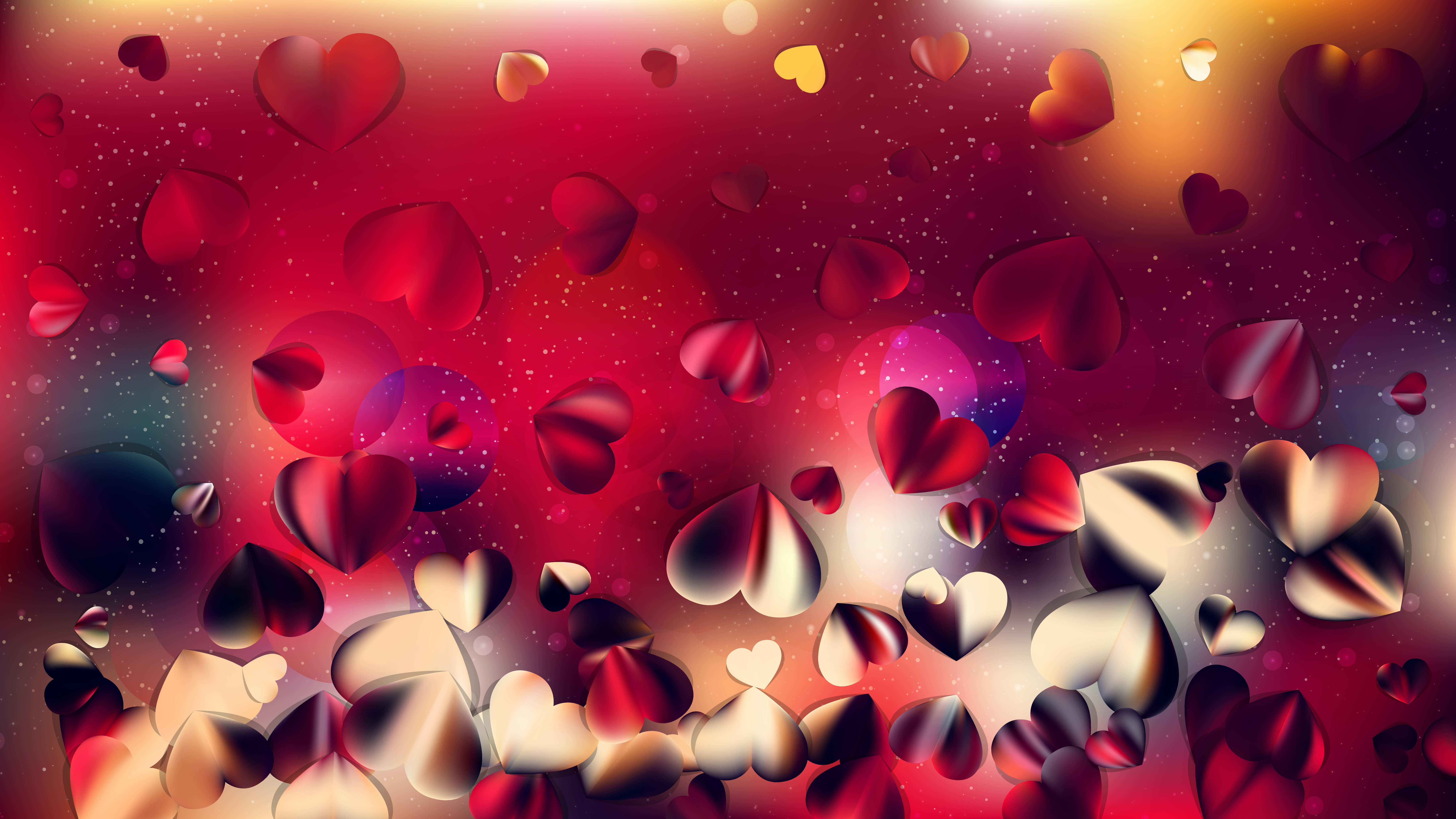 red heart wallpapers trend｜TikTok Search