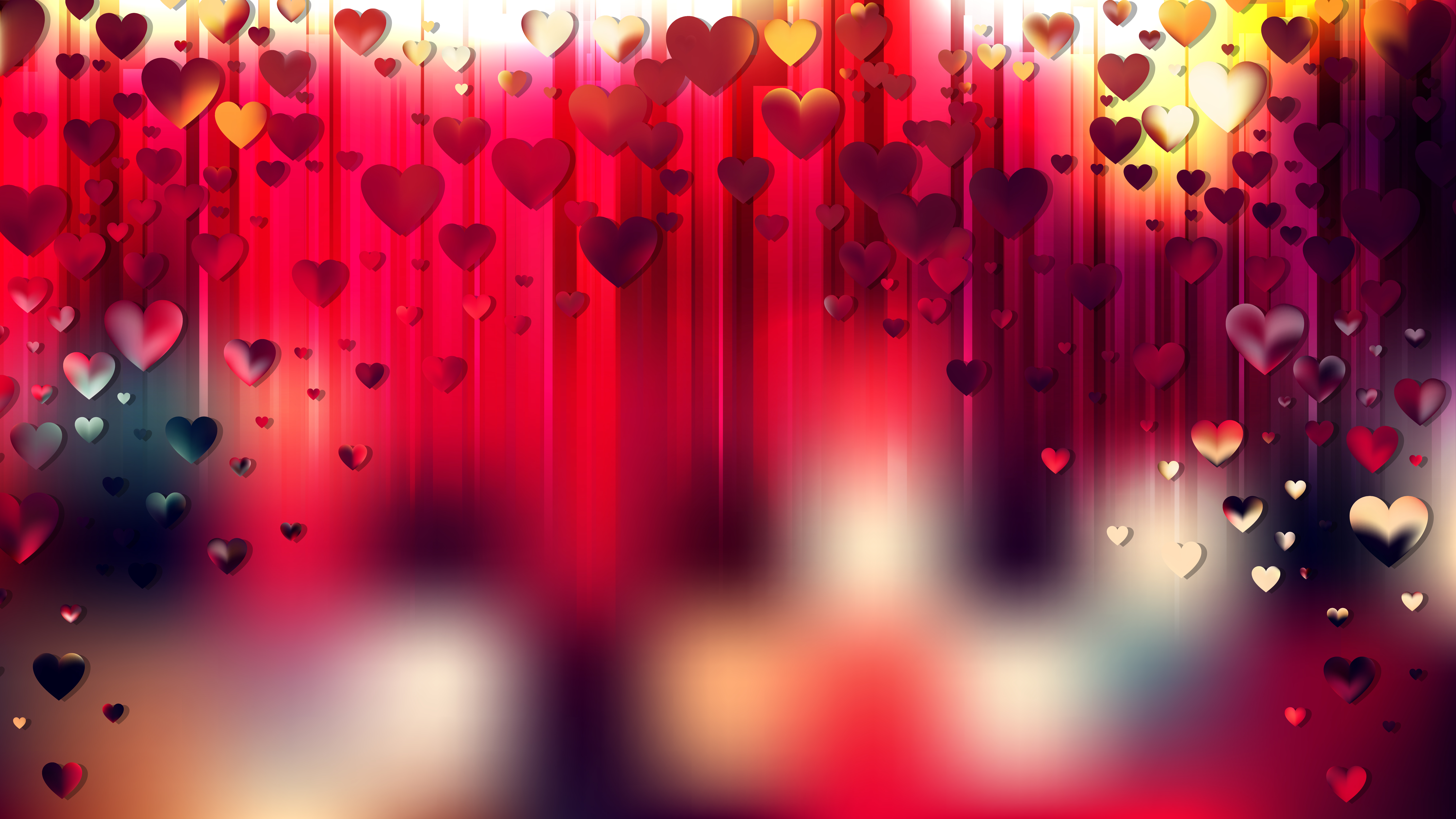 Free Red and Black Valentines Day Background