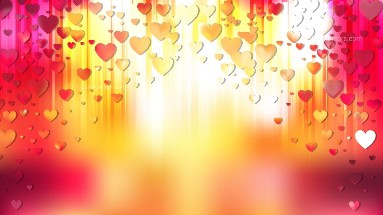 Free Vector  Heart above cloud yellow background