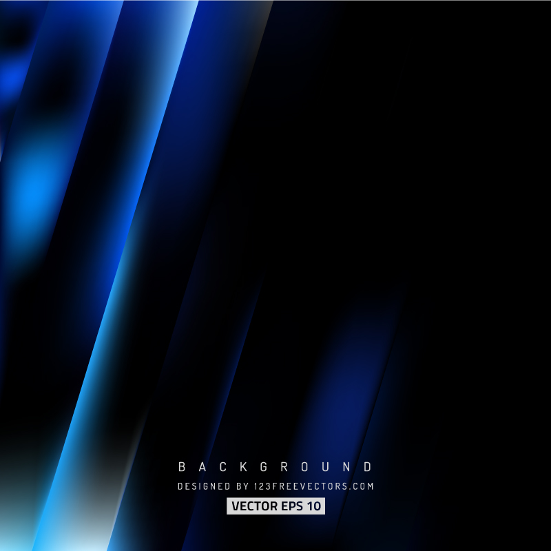 Abstract Blue Black Striped Background
