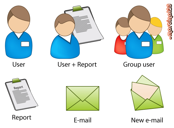 Free Vector User Status Icons