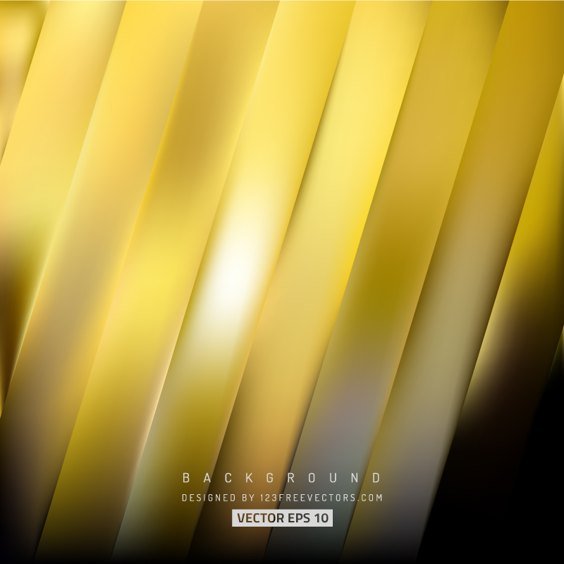 Black And Gold Striped Background