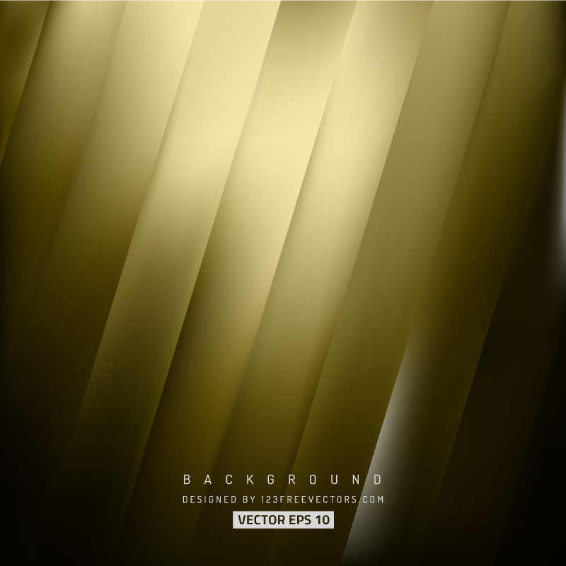 Abstract Black Gold Striped Background