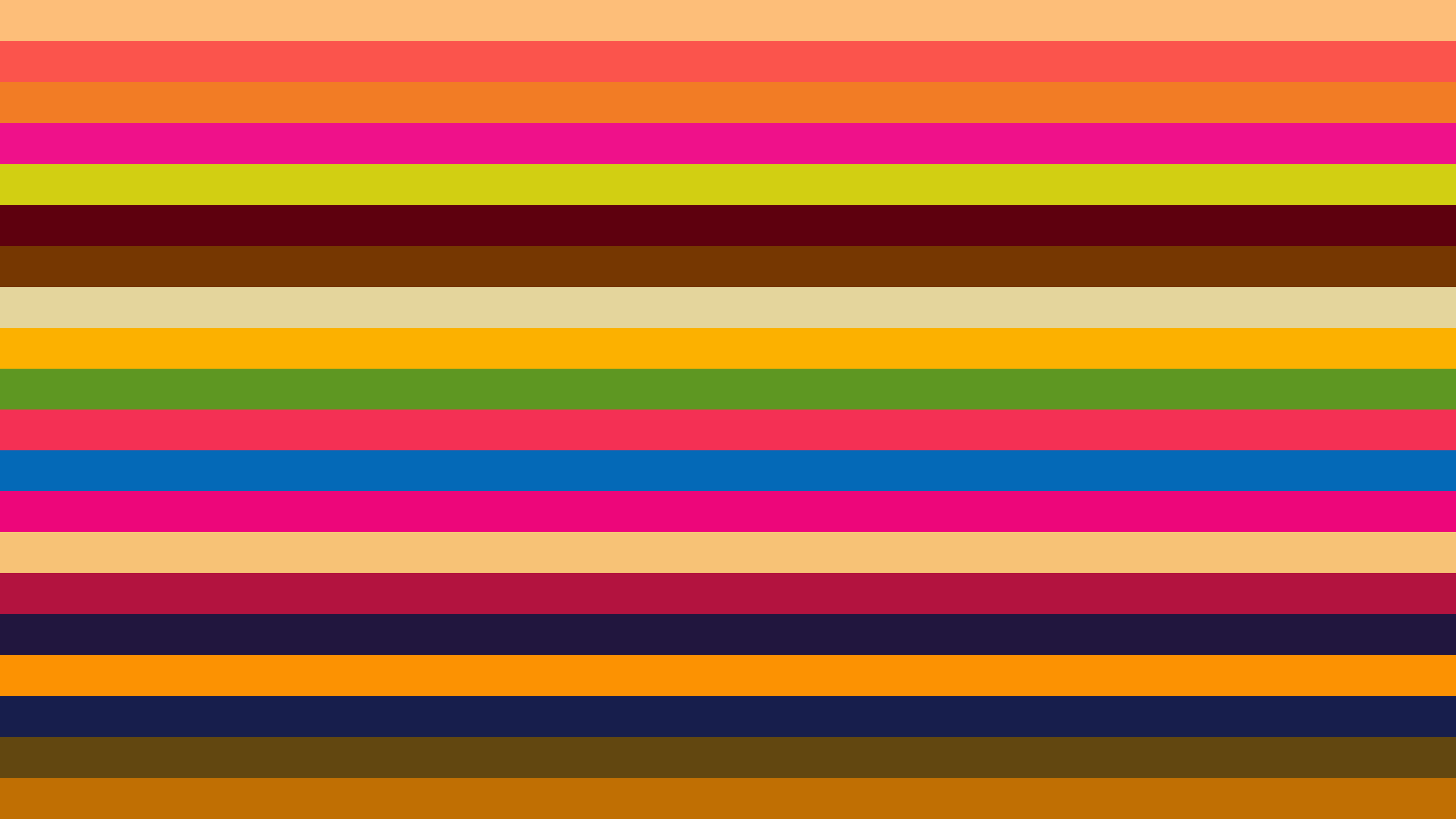 Free Colorful Horizontal Striped Background Vector