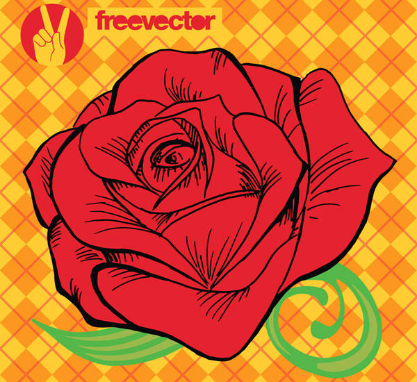 Free Rose Vector Illustration