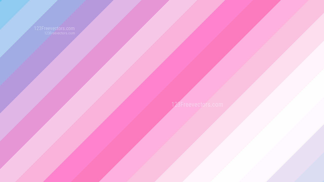 Pink and Blue Diagonal Stripes Background