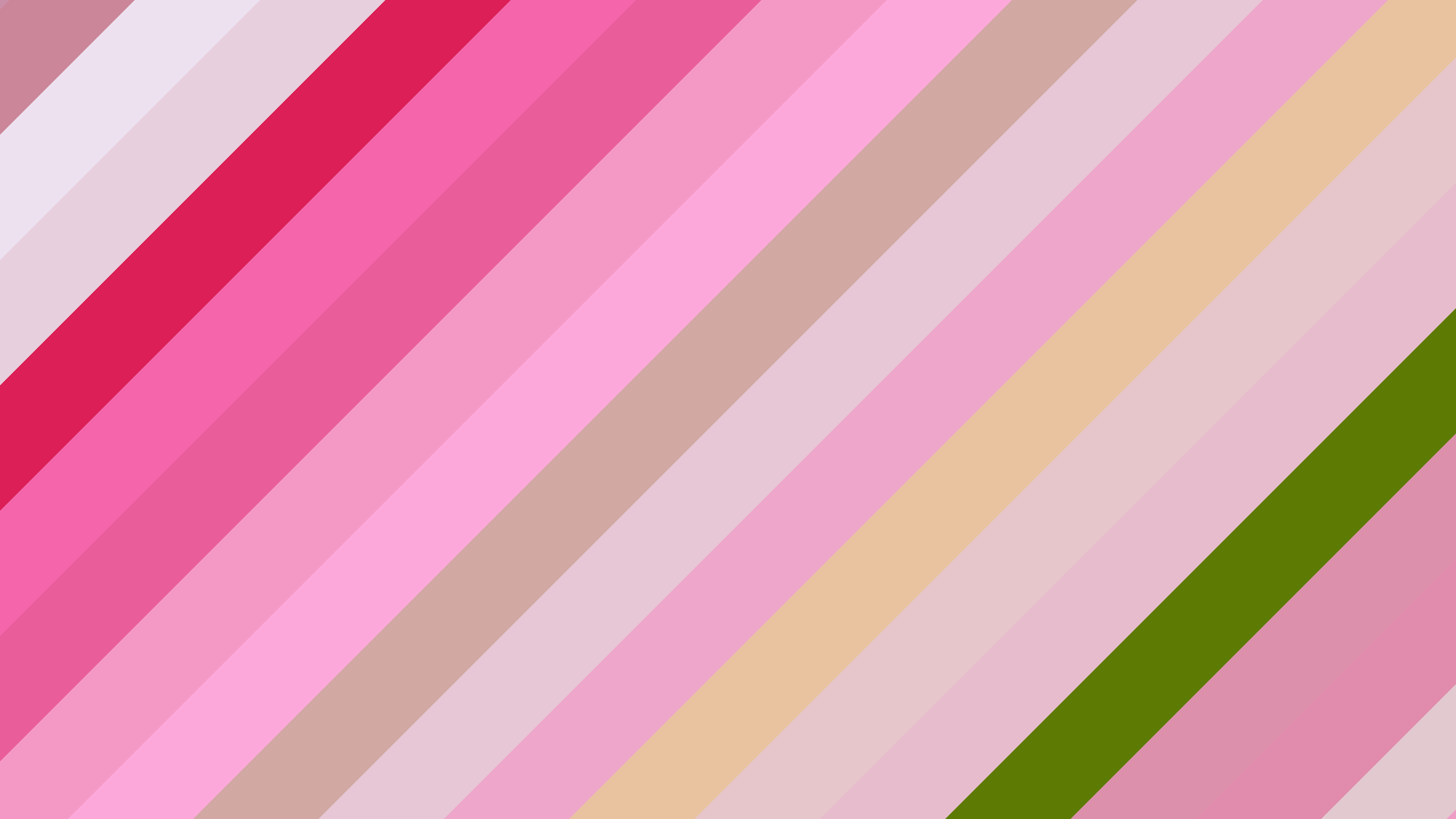 Free Pink and Green Diagonal Stripes Background