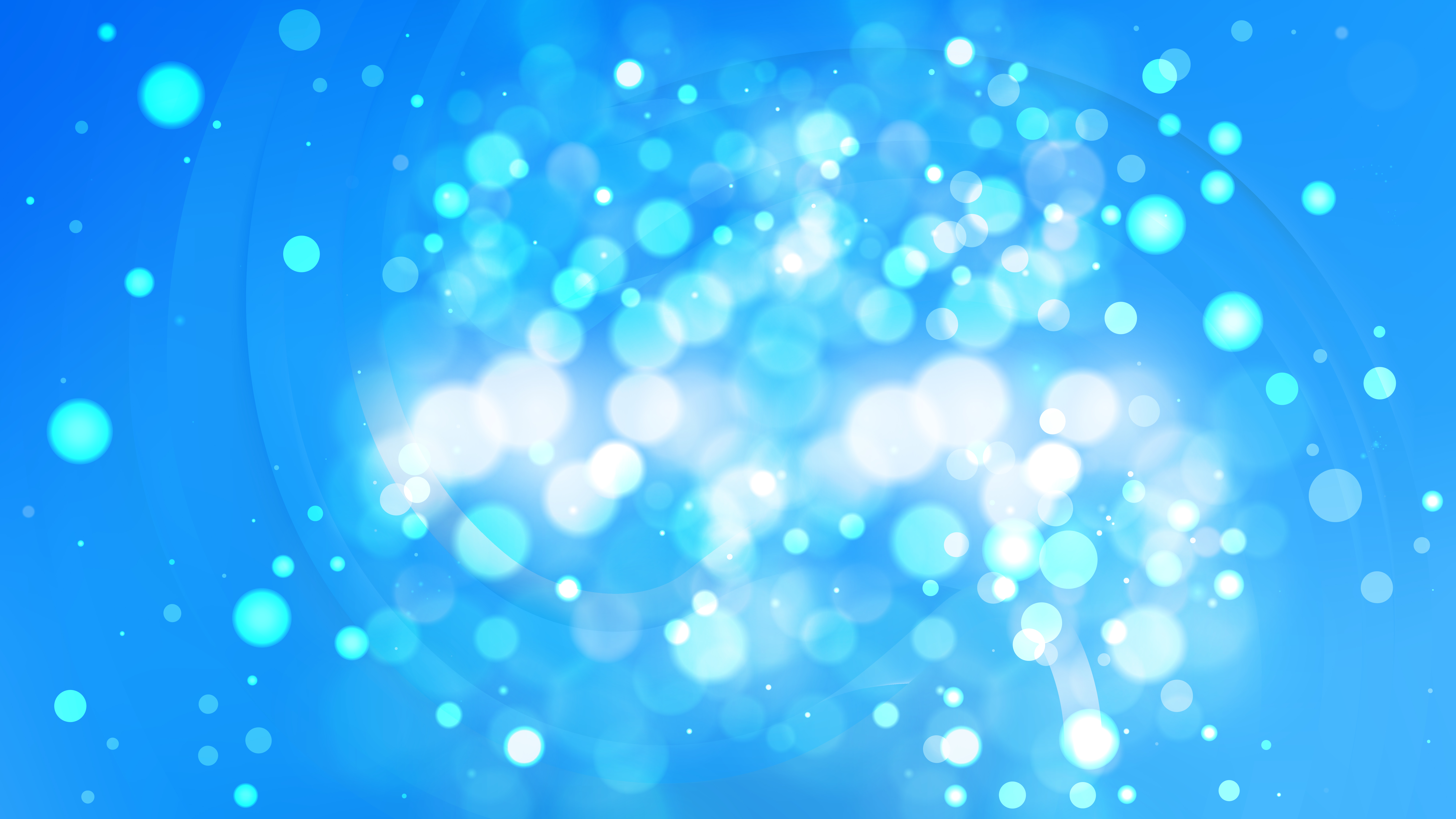 Free Abstract Blue Bokeh Background