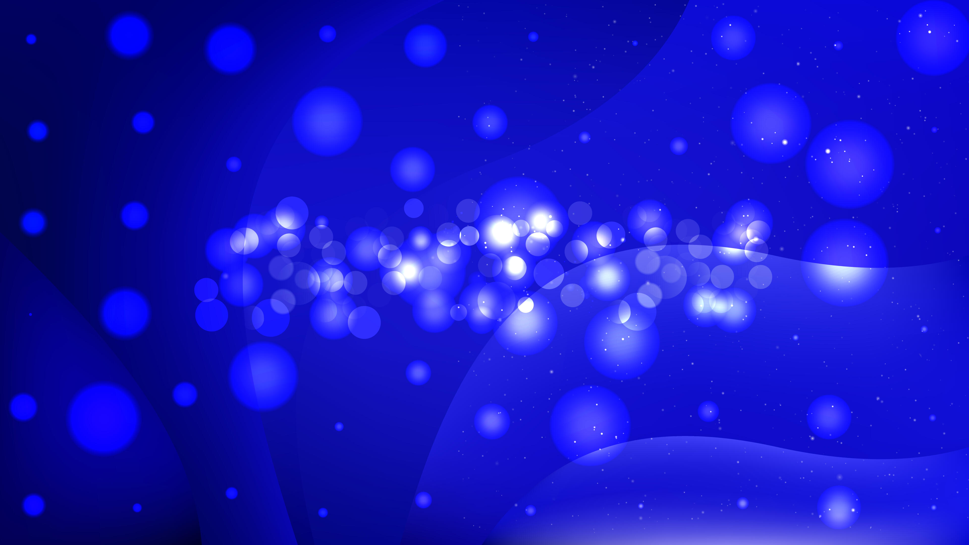 Blue Bokeh Abstract