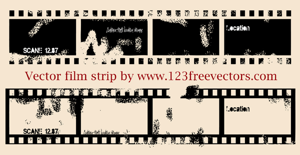 Vector Film Strip Illustration