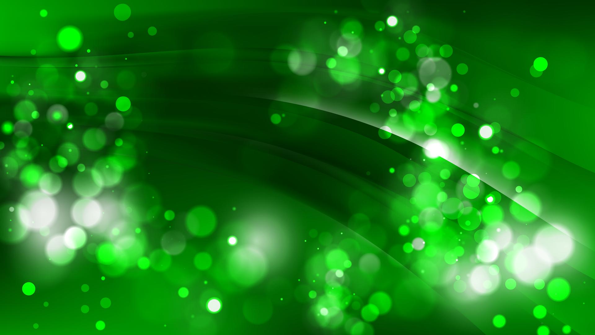 Green Bokeh Background