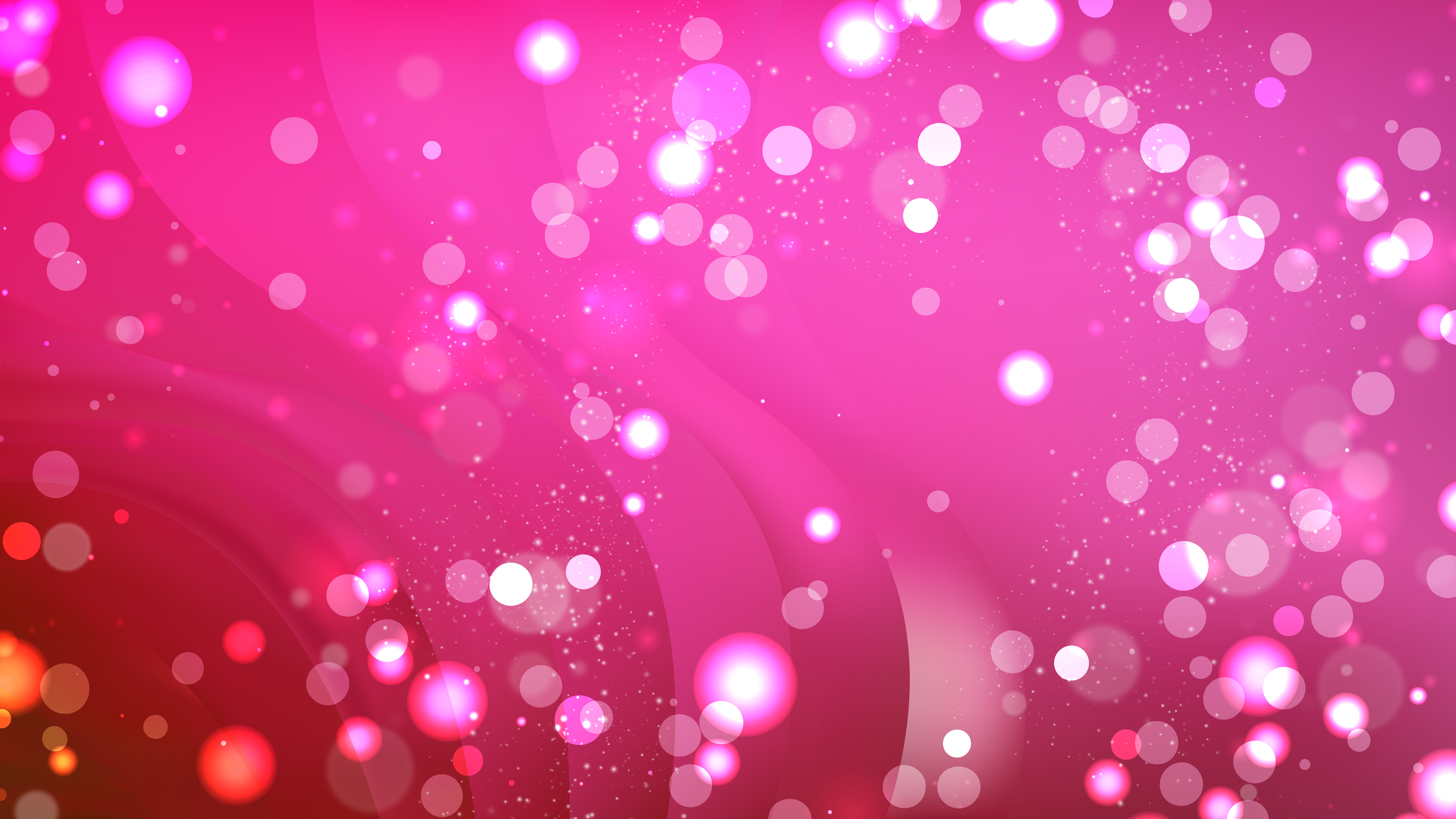 Free Abstract Hot Pink Bokeh Background