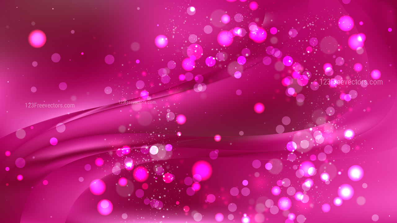 Abstract Hot Pink Lights Background