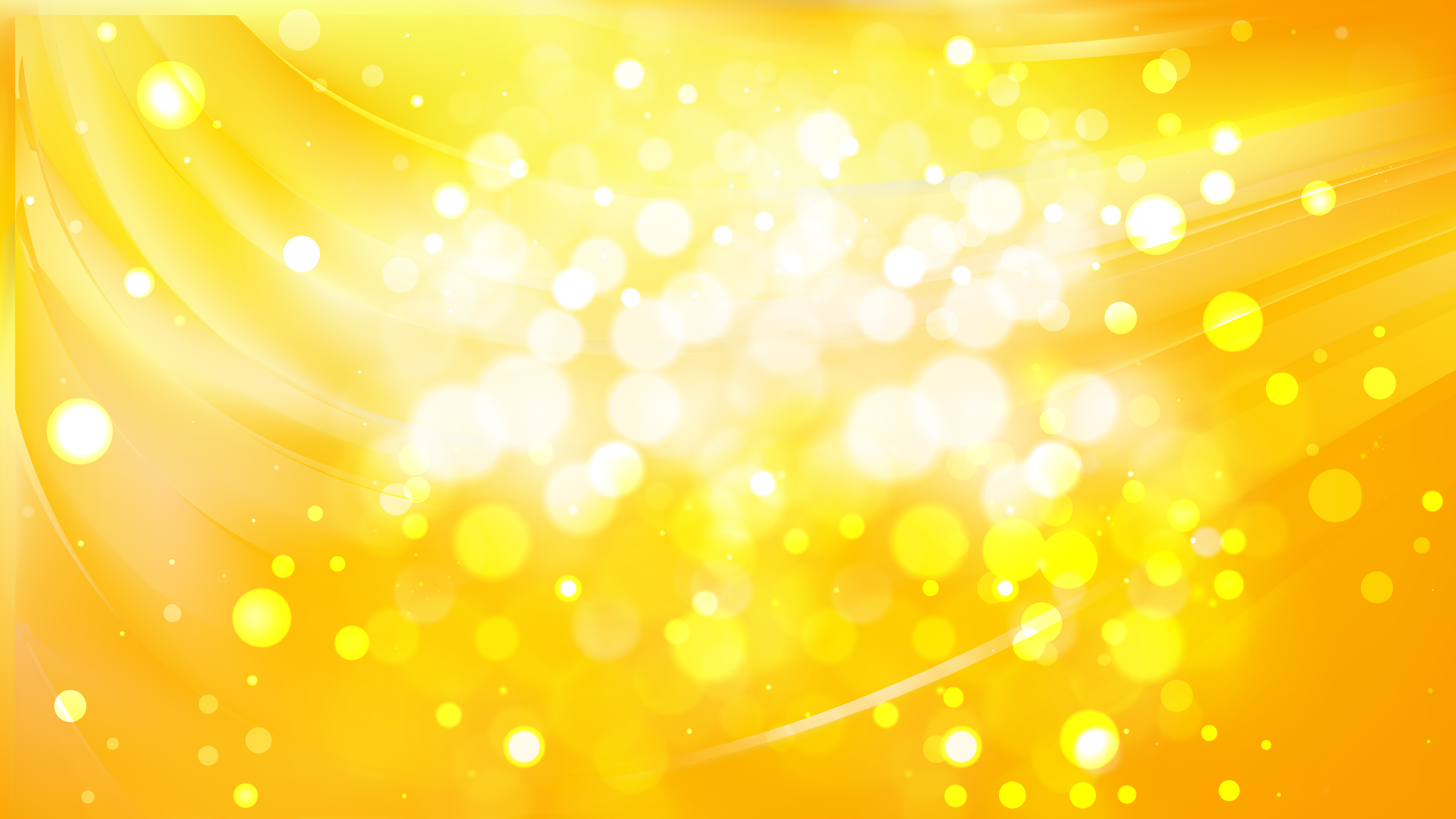 Free Abstract Orange and Yellow Bokeh Background Vector