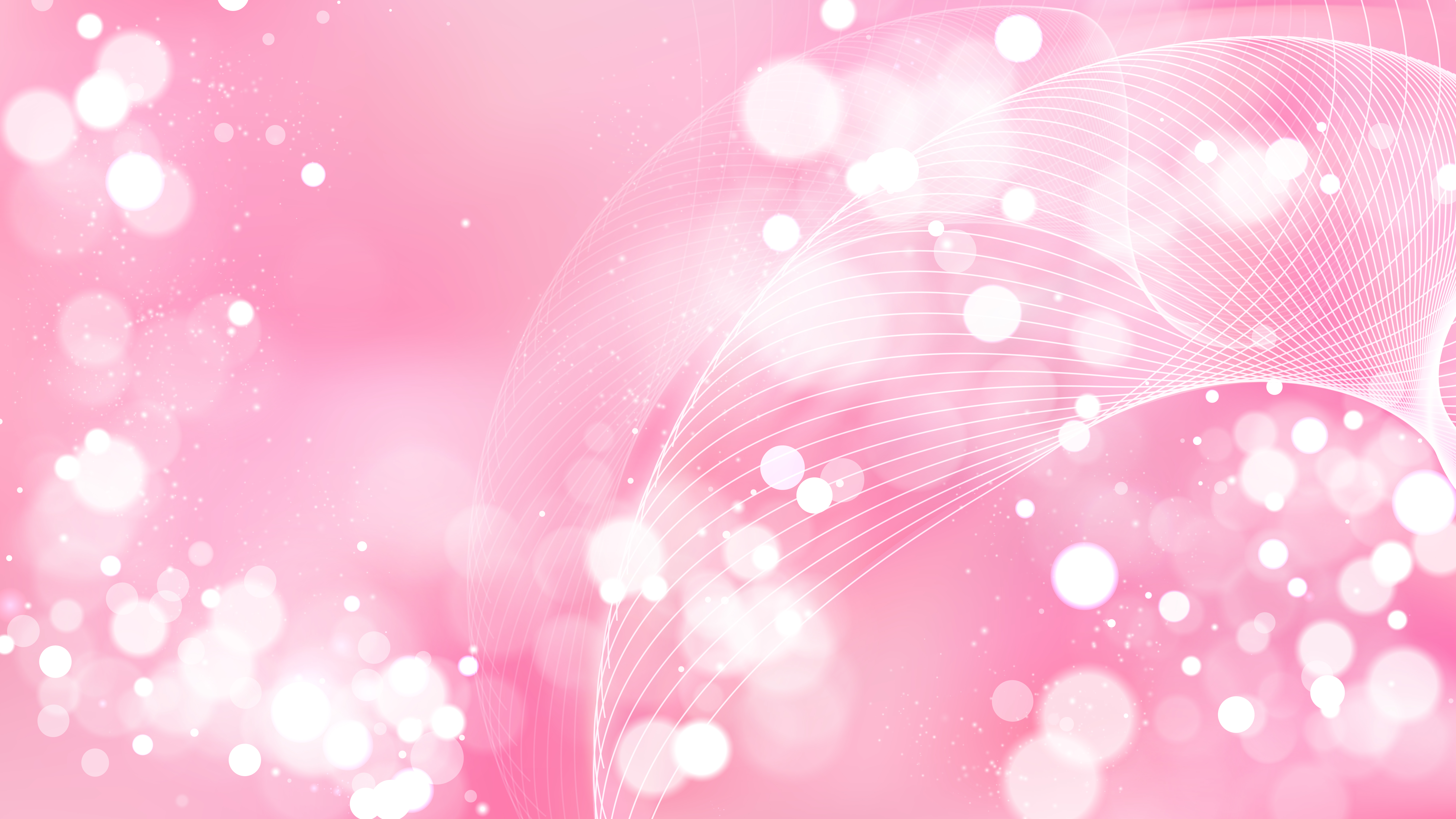 Free Abstract Pastel Pink Bokeh Lights Background Design