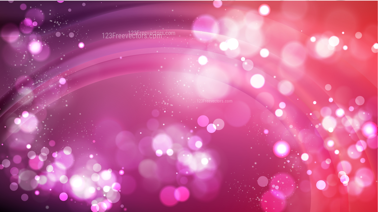 Abstract Pink and Black Bokeh Lights Background Image