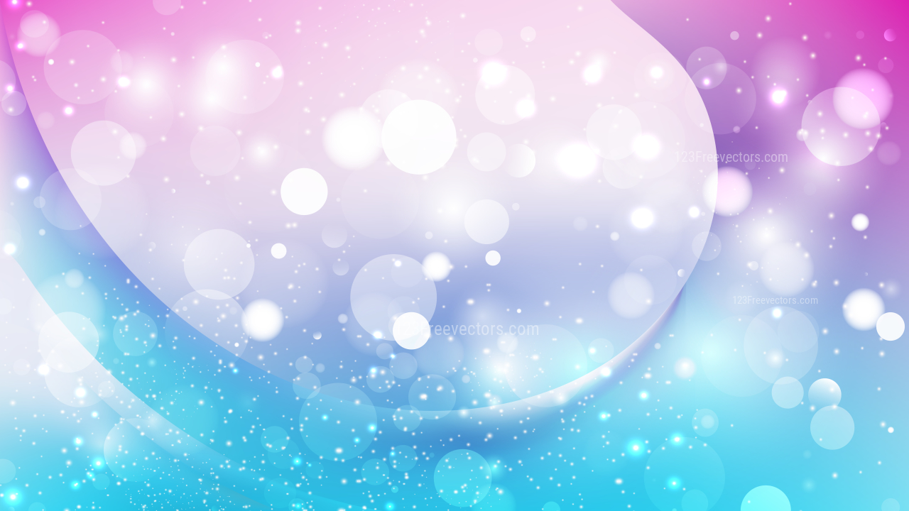 Abstract Pink and Blue Lights Background Design