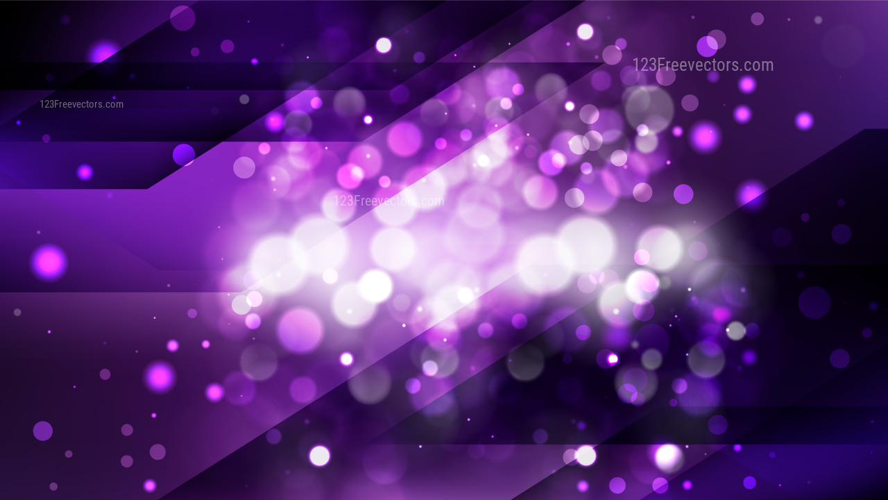 Abstract Purple and Black Bokeh Background
