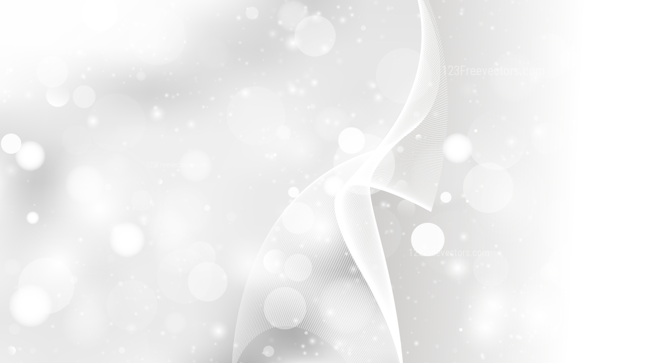 Abstract White Blurred Bokeh Background Image