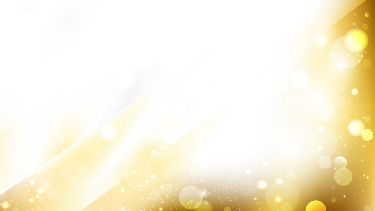 Gold And White Background Design