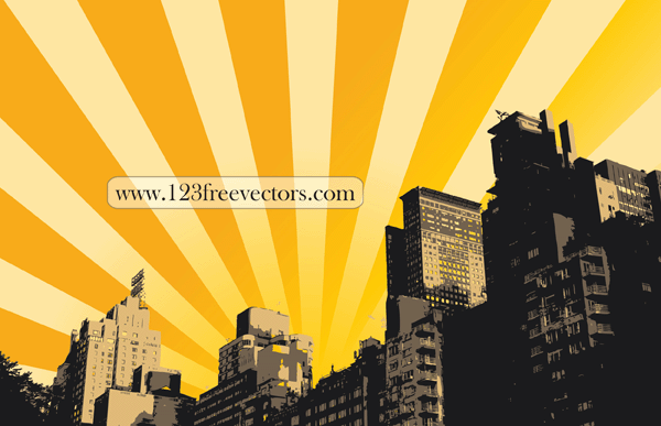 Sunrise City Background