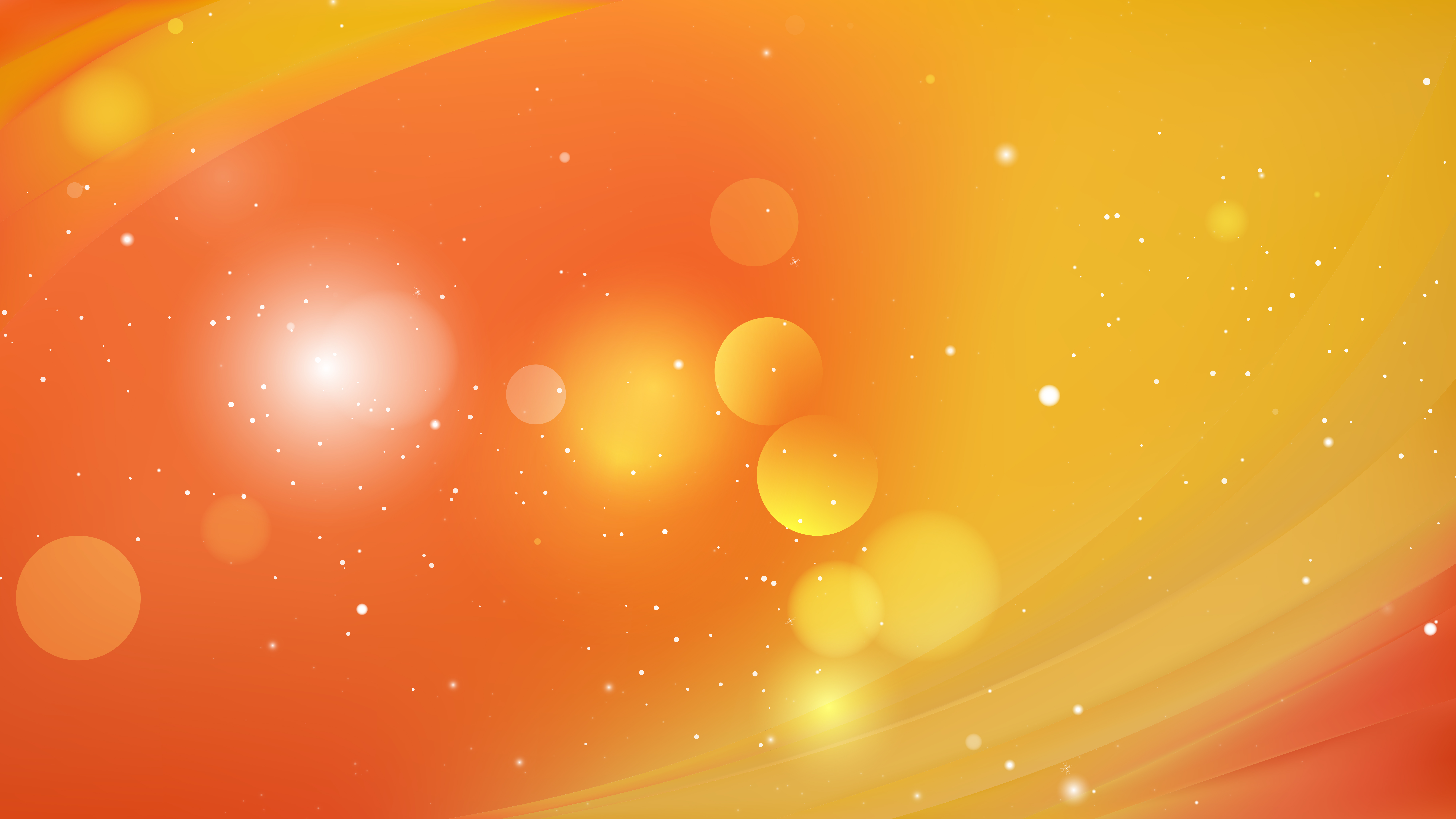 Free Abstract Bright Orange Background Design